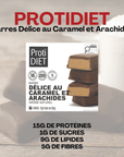 ProtiDiet | Barres Protéinées | Délice au Caramel et Arachides - 53 Karat
