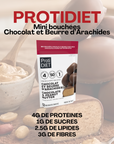 ProtiDiet | Mini Bouchées | Chocolat et Beurre d’Arachides