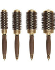 Brosse Nano Thermic Cemaric Ion Round Thermal Collection - Olivia Garden - 53 Karat