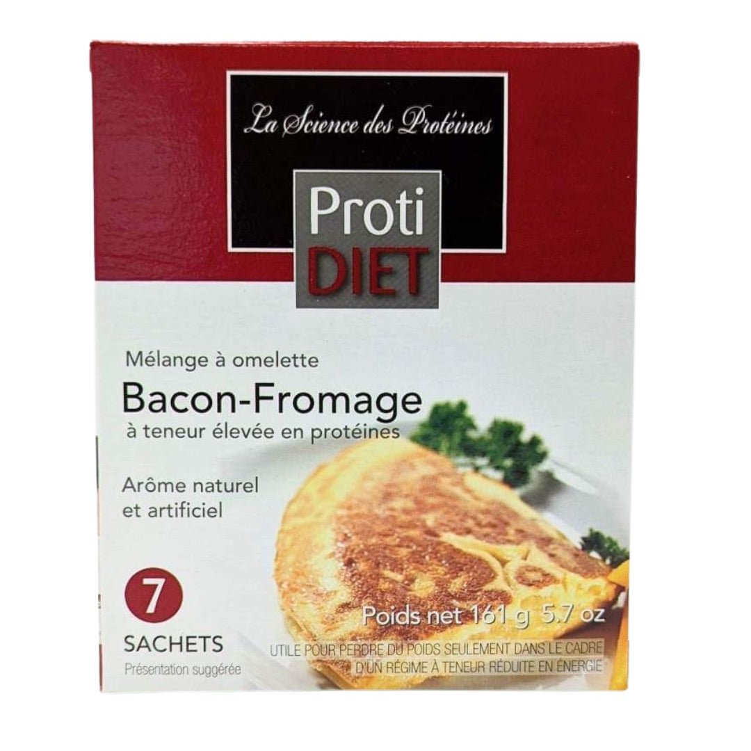 PROTIDIET - Mélange pour omelette protéinée bacon fromage - 53 Karat