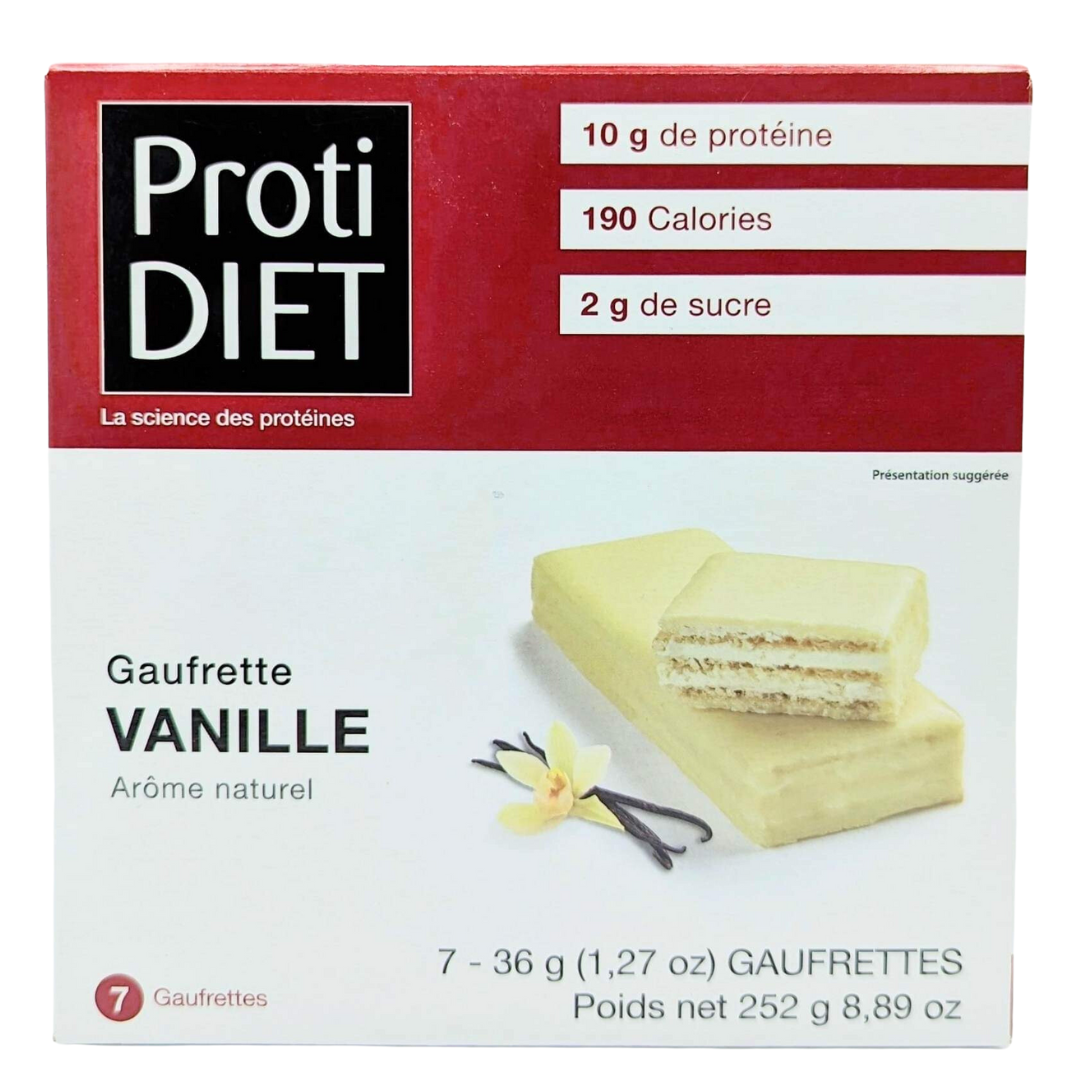 PROTIDIET - Gaufrettes protéinées à la vanille
