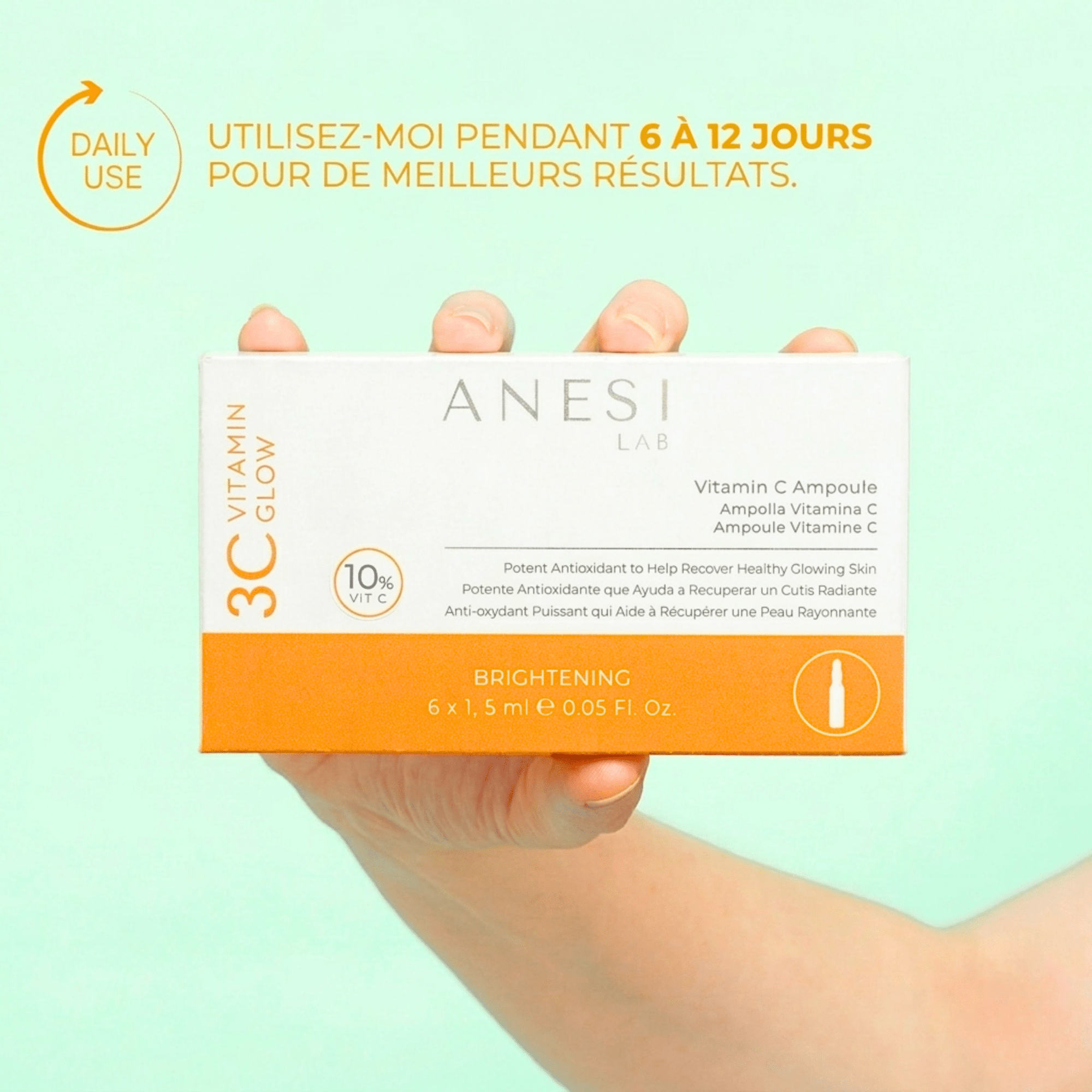 Anesi Lab | 3C Vitamin Glow | Ampoules de Vitamine C - 53 Karat