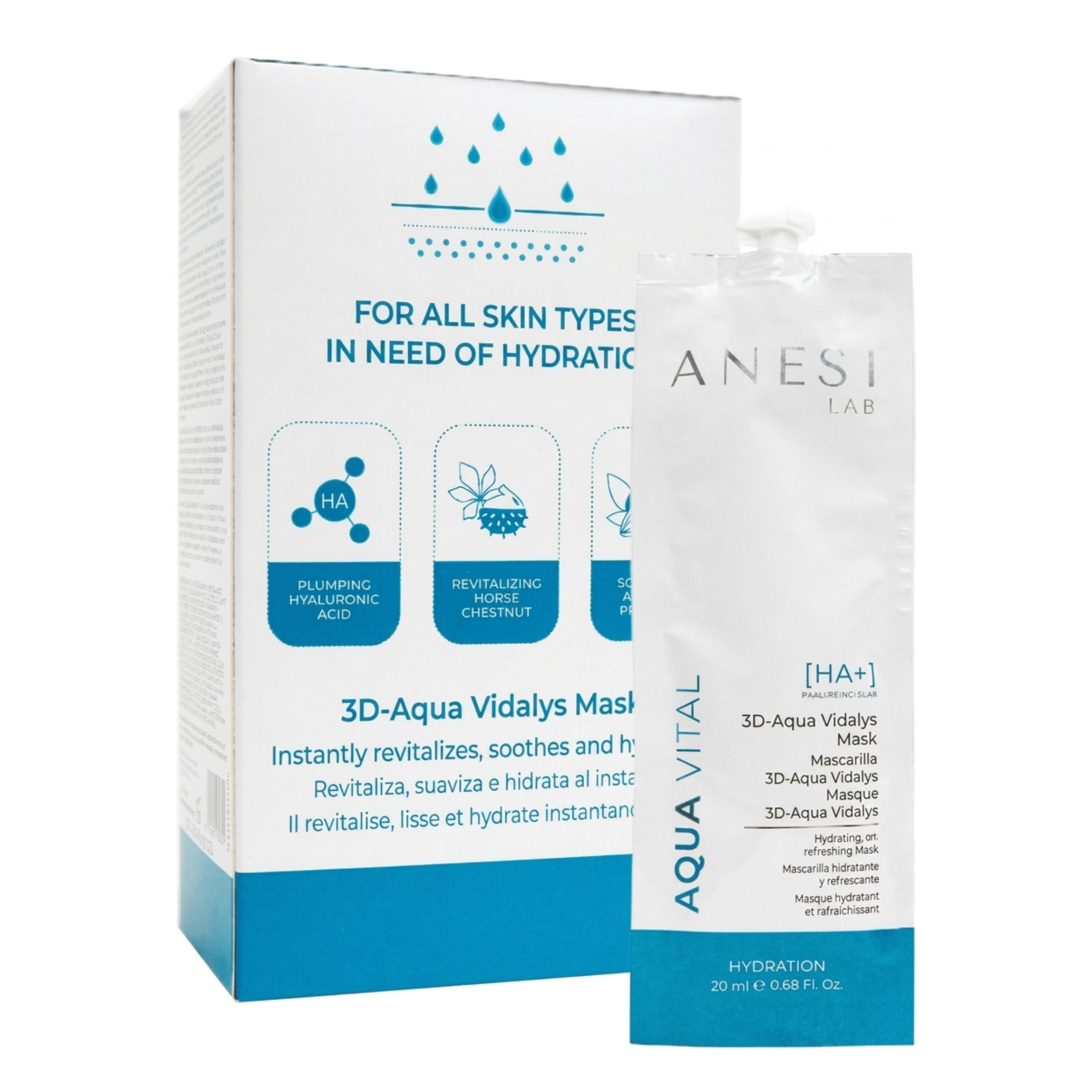 Anesi Lab | AquaVital | Masque Vidalys 3D HA+ - 53 Karat