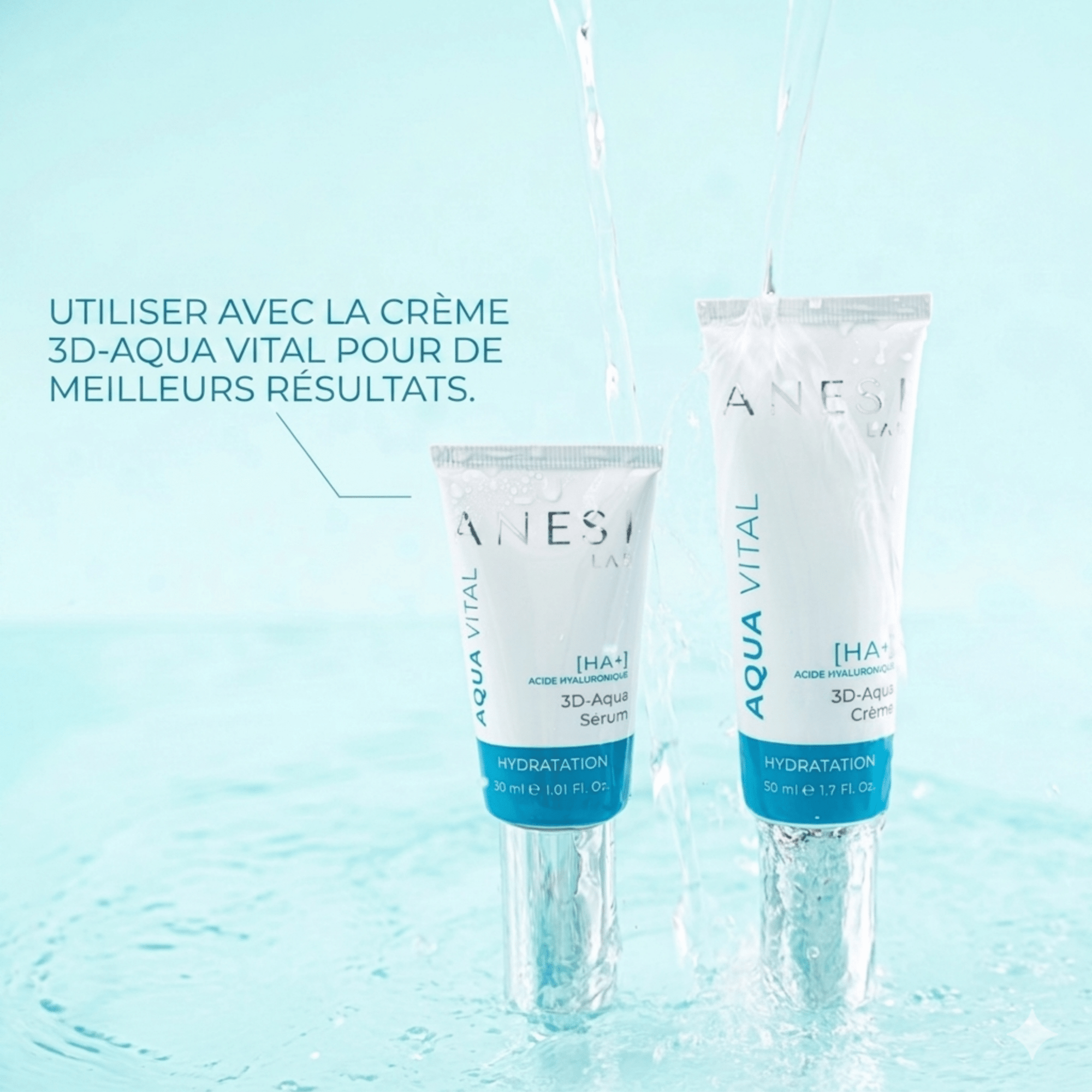 Anesi Lab | AquaVital | Sérum 3D - Aqua HA+ - 53 Karat