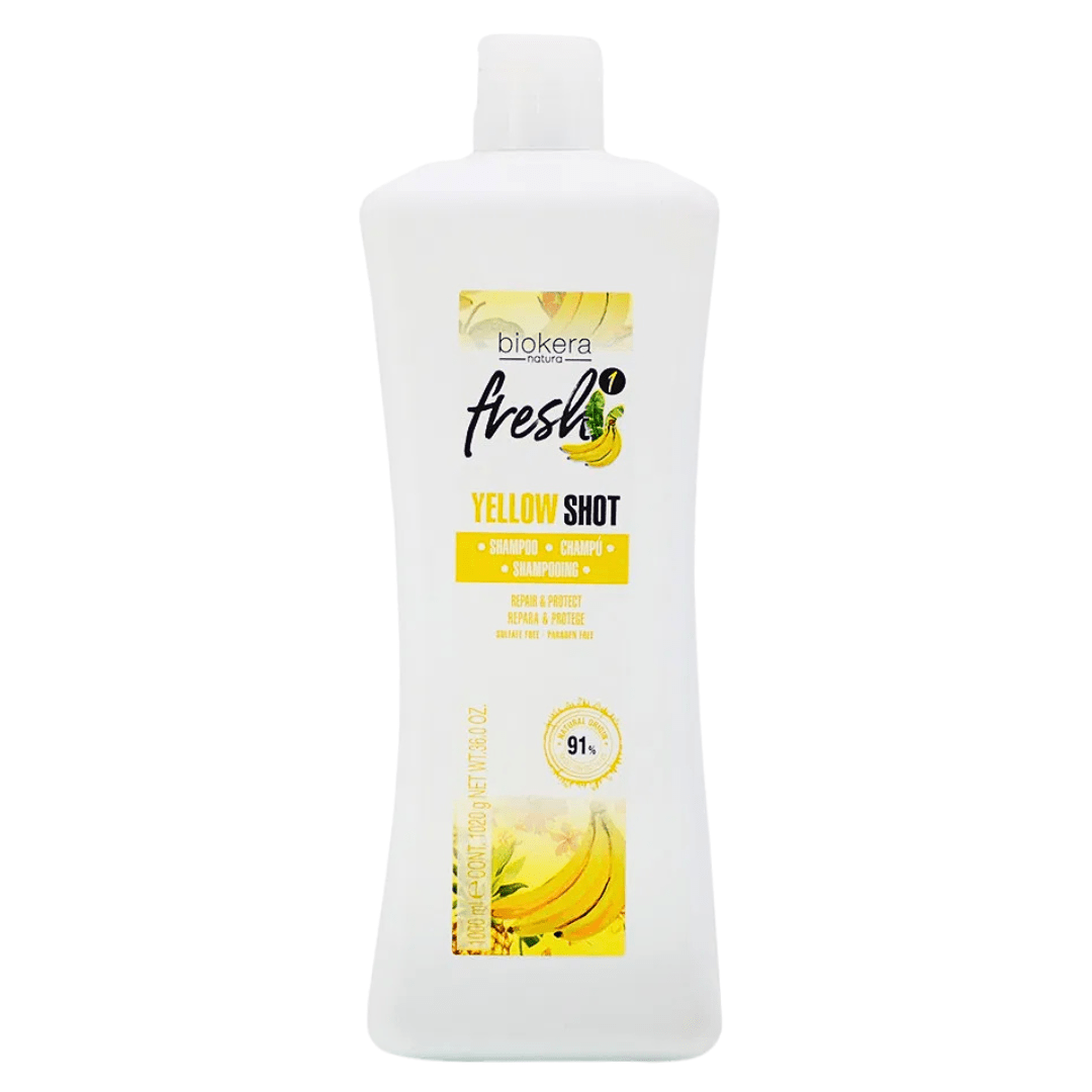 Biokera Fresh | Yellow Shot | Shampoing Réparateur - 53 Karat