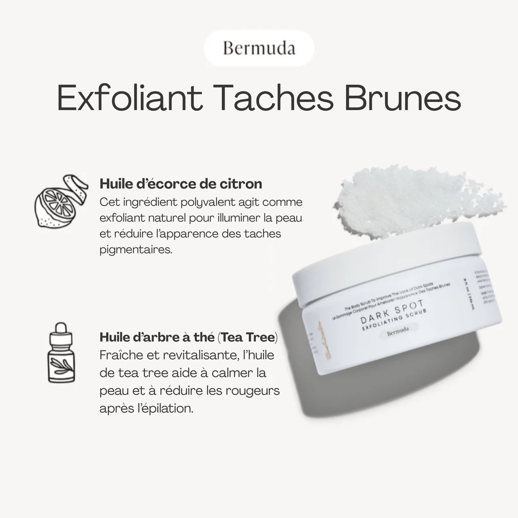 BushBalm | Bermuda | Exfoliant Anti - Taches Brunes - 53 Karat