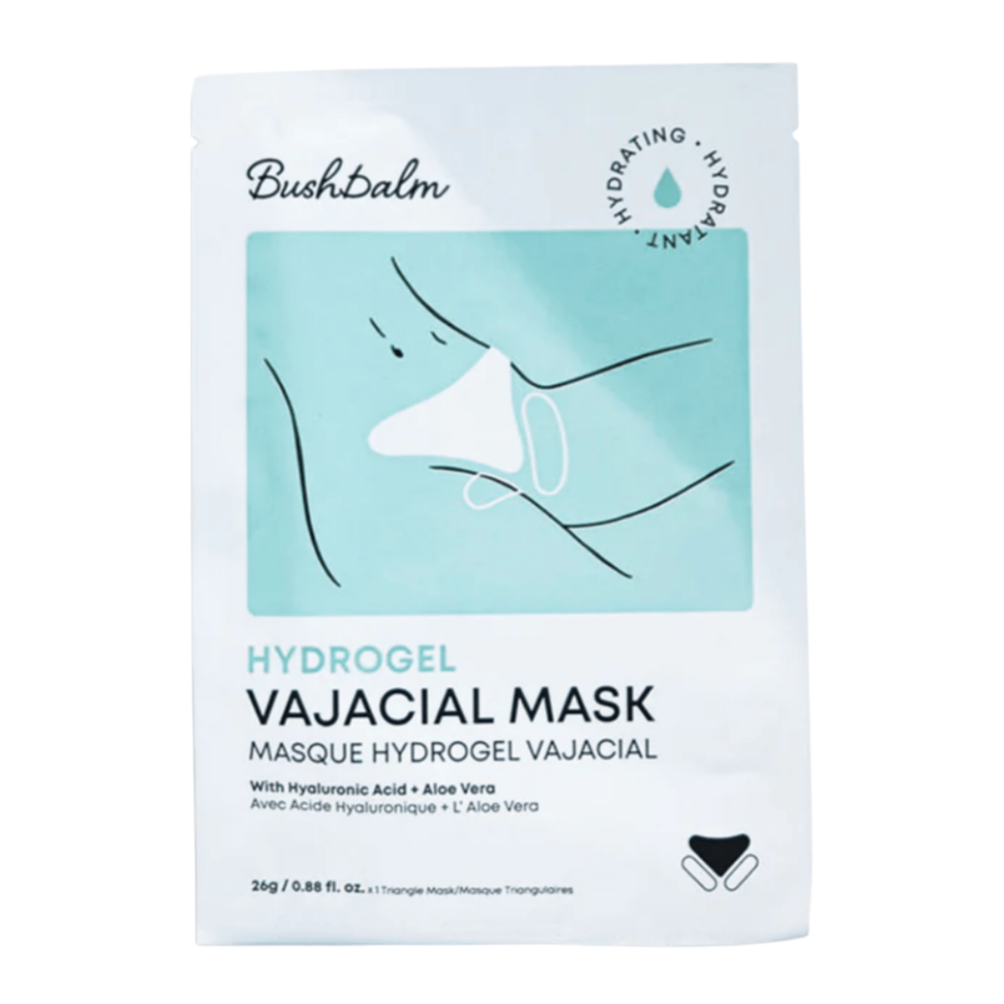 BushBalm | Hydrogel Vajacial | Masque Triangle - 53 Karat