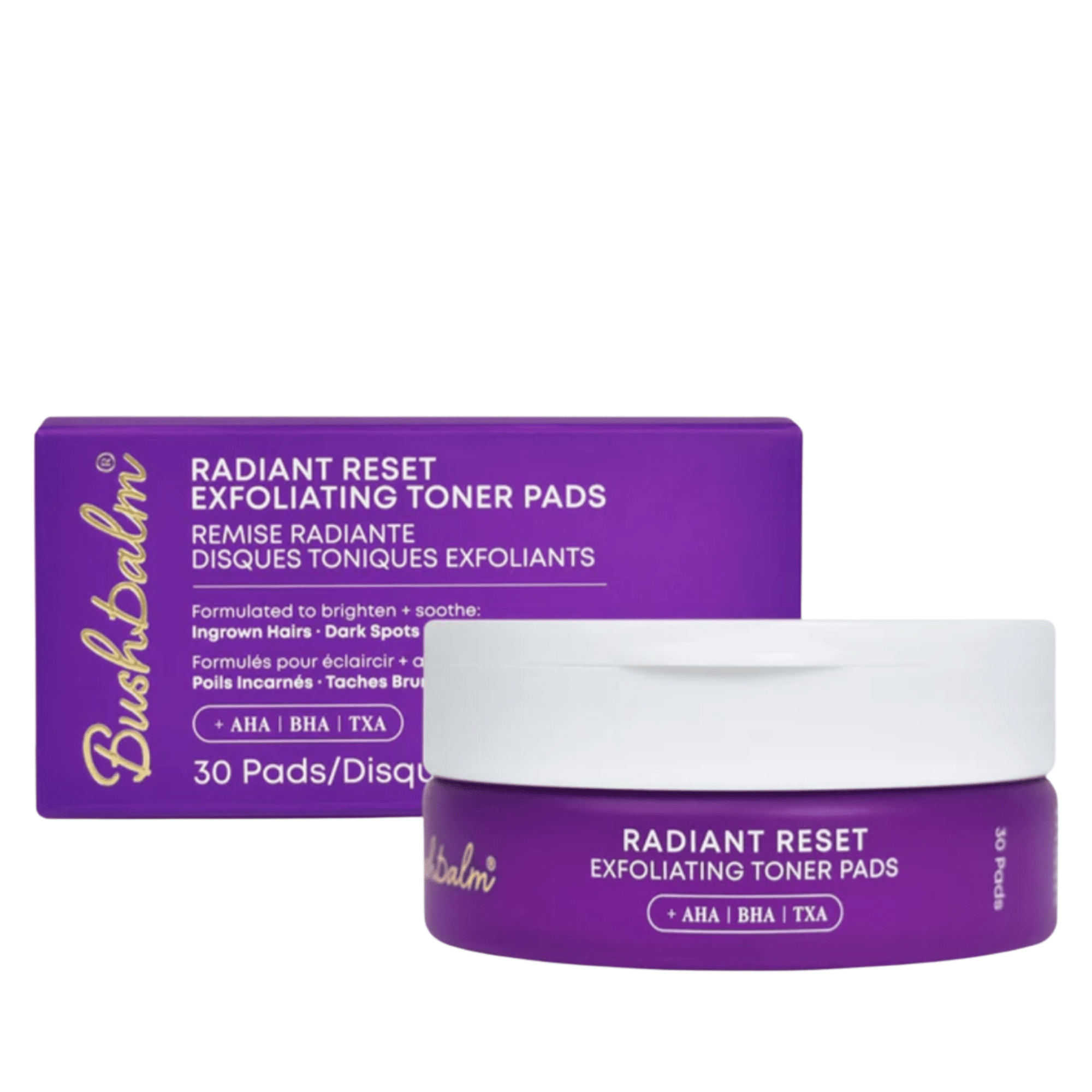 BushBalm | Radiant Reset | Tampons Exfoliants Toniques - 53 Karat