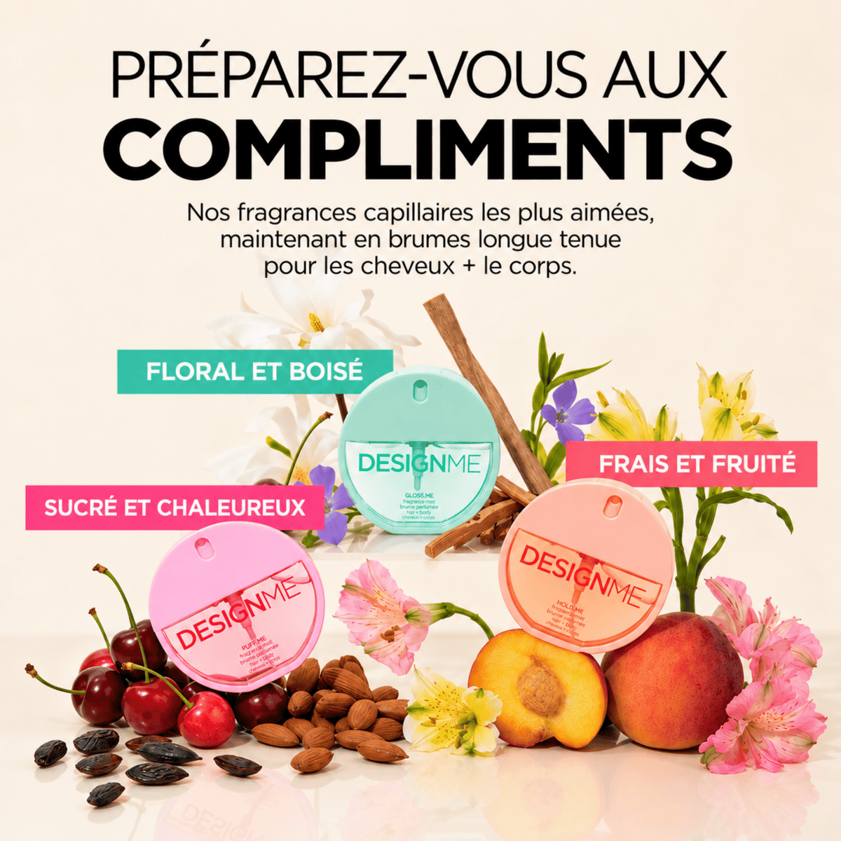 DesignME | Brume Parfumée | Cheveux et Corps - 53 Karat