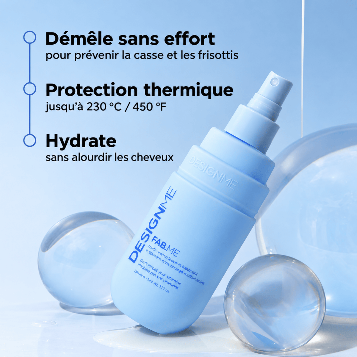 DesignMe | FabMe | Traitement Sans Rinçage Multivitaminé - 53 Karat