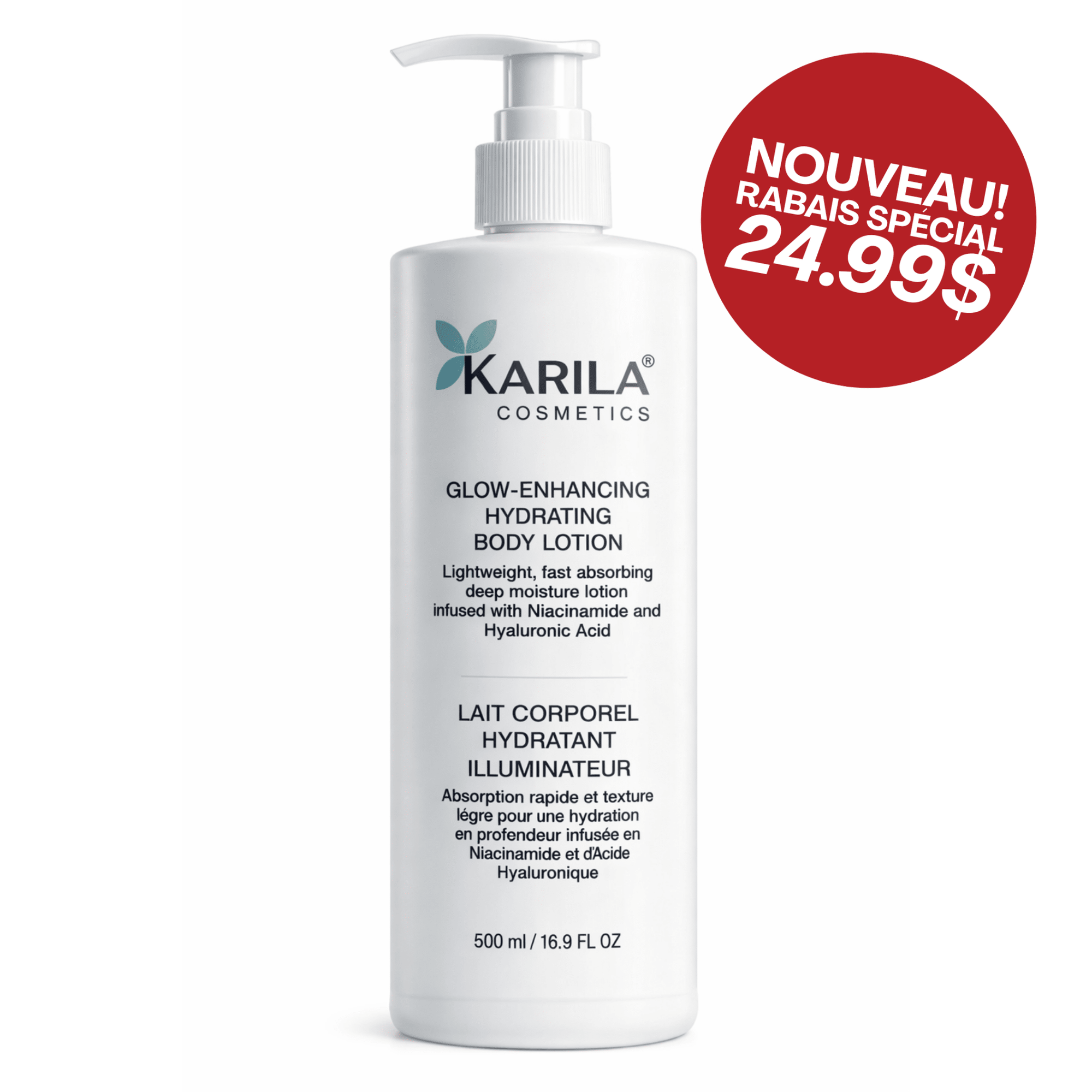 Karila Cosmetics | Lait Corporel | Hydratant Illuminateur - 53 Karat