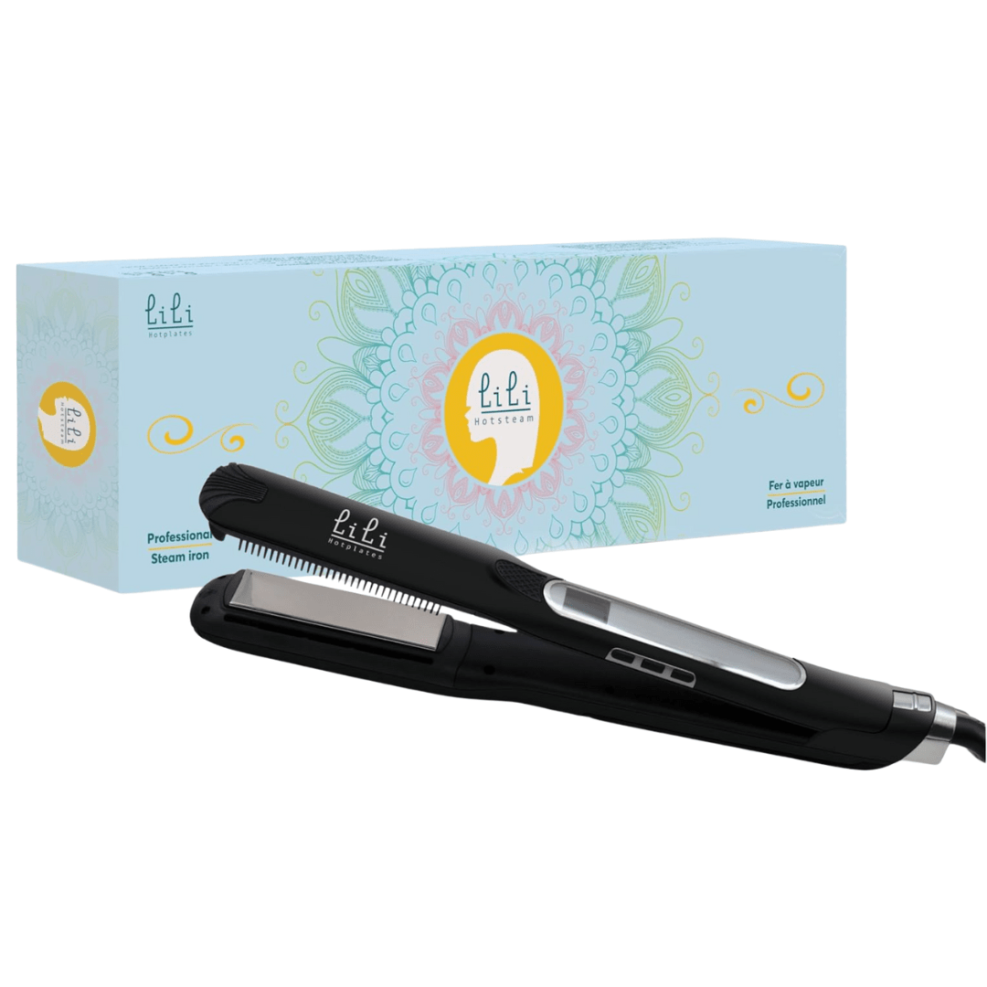 Lili HotPlates | HotSteam | Fer à Lisser Vapeur Professionnel - 53 Karat