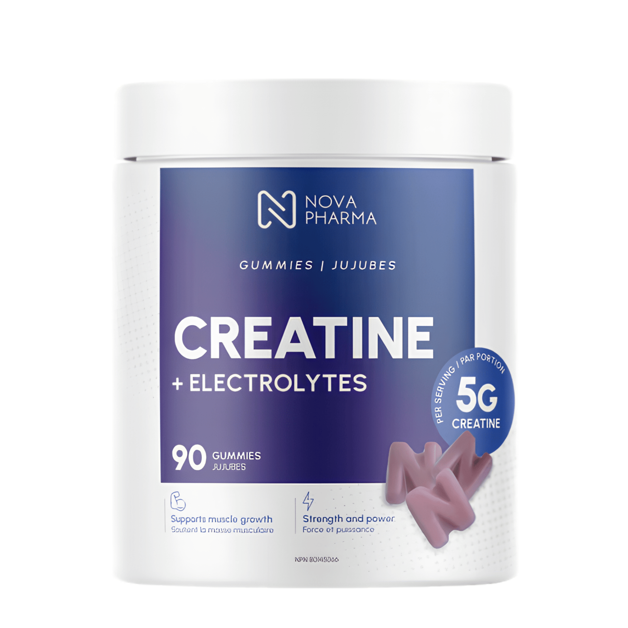 Nova Pharma | Gummies | Créatine + Électrolytes - 53 Karat