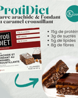 PROTIDIET - Barres protéinées arachides et fondant au caramel croustillant - 53 Karat