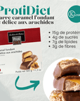 PROTIDIET - Barres protéinées caramel fondant et délice aux arachides - 53 Karat