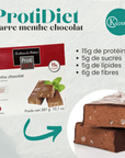 PROTIDIET - Barres protéinées Menthe chocolat - 53 Karat