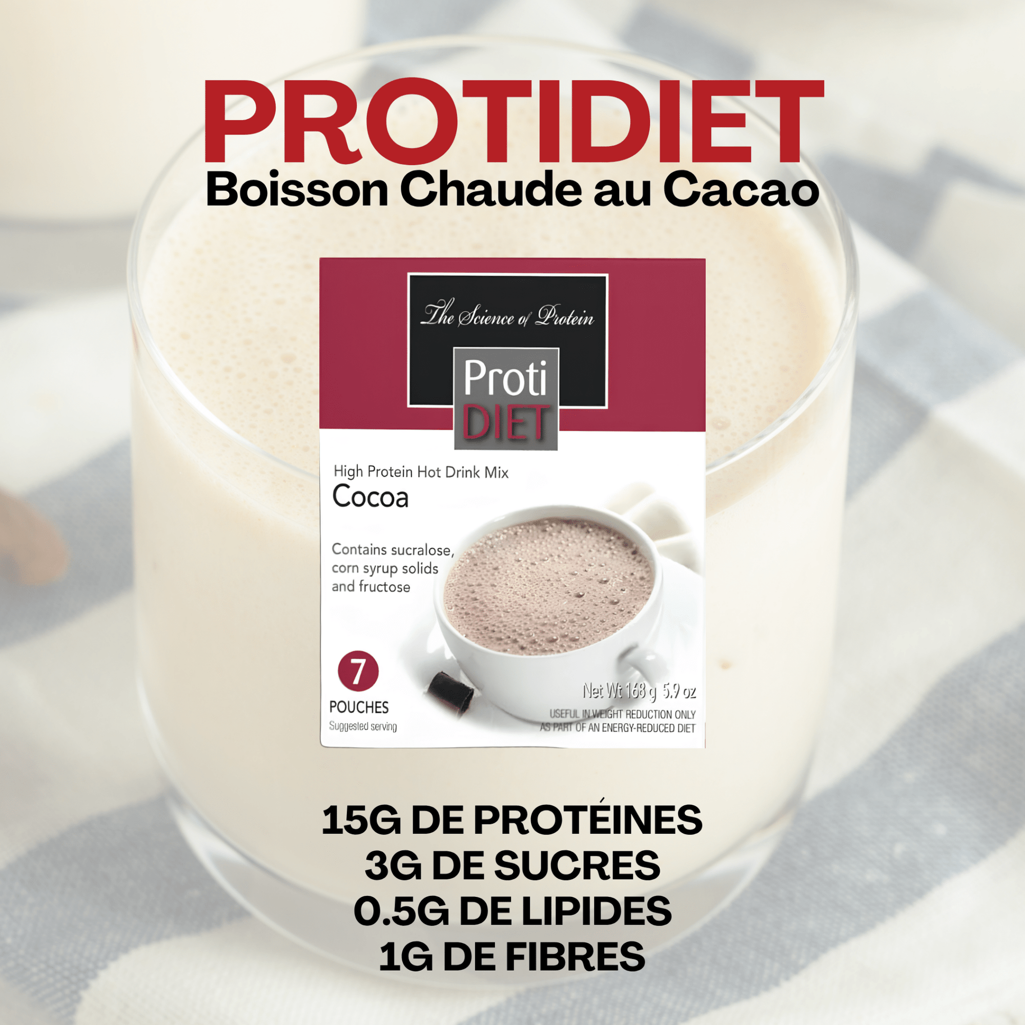 ProtiDiet | Boisson Chaude | Cacao - 53 Karat