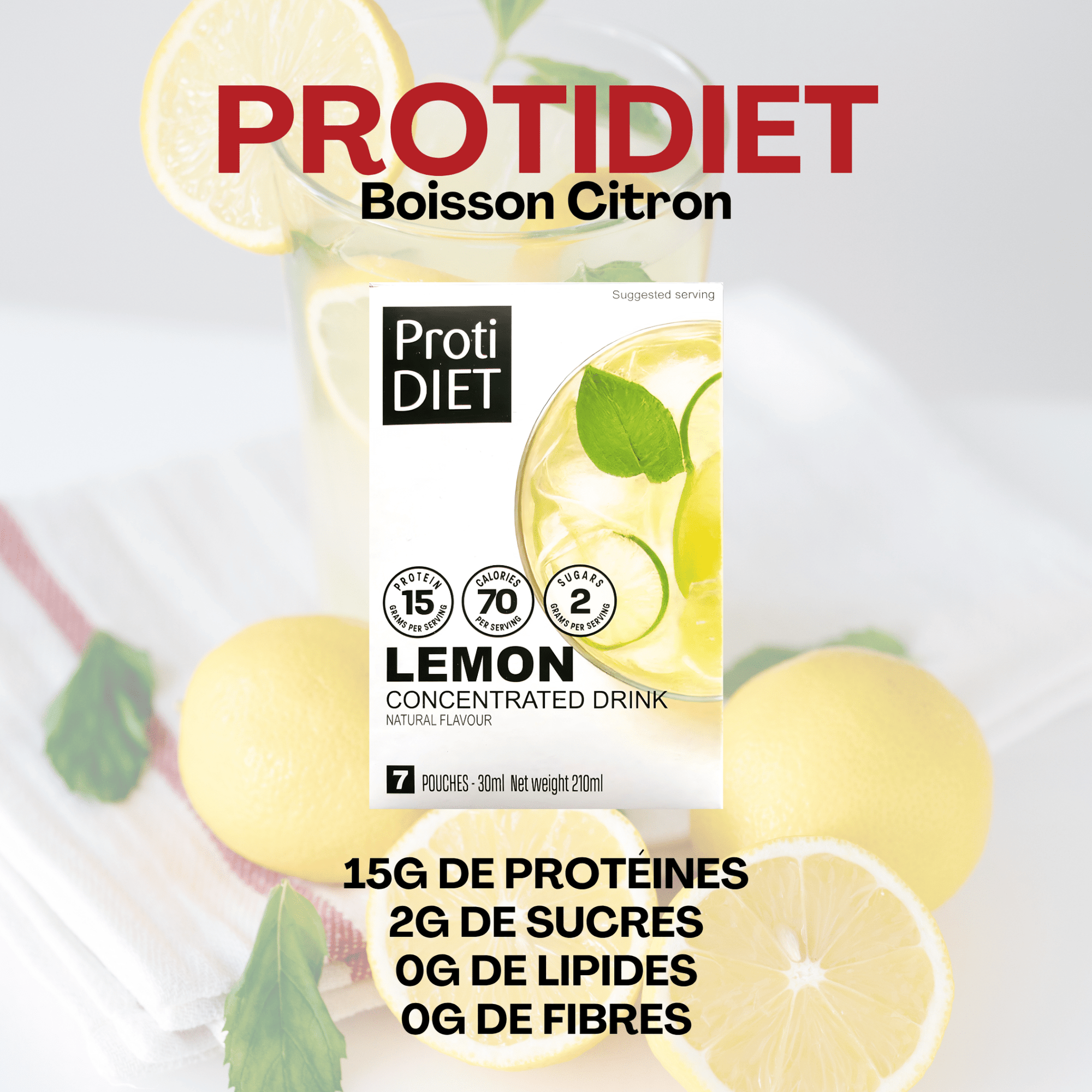 ProtiDiet | Boisson | Citron - 53 Karat
