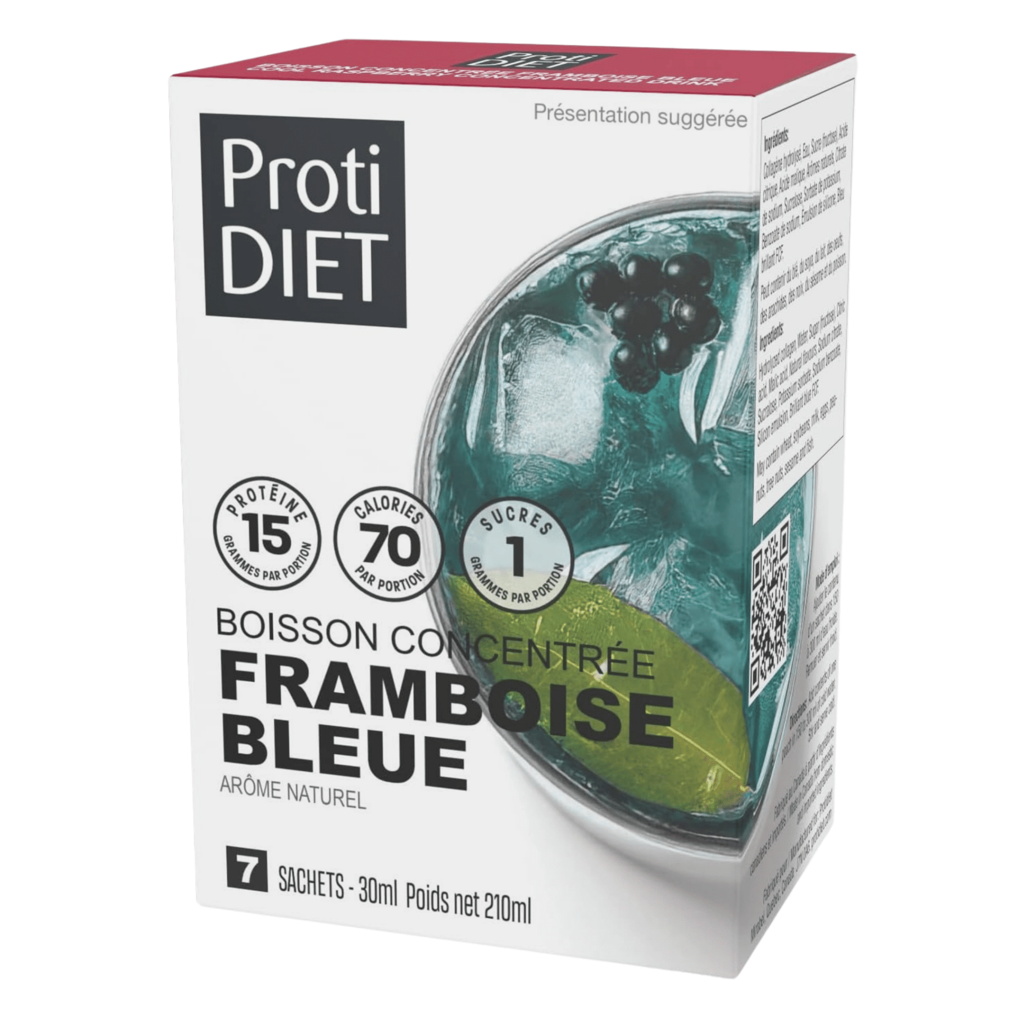 ProtiDiet | Boisson | Framboise Bleue - 53 Karat
