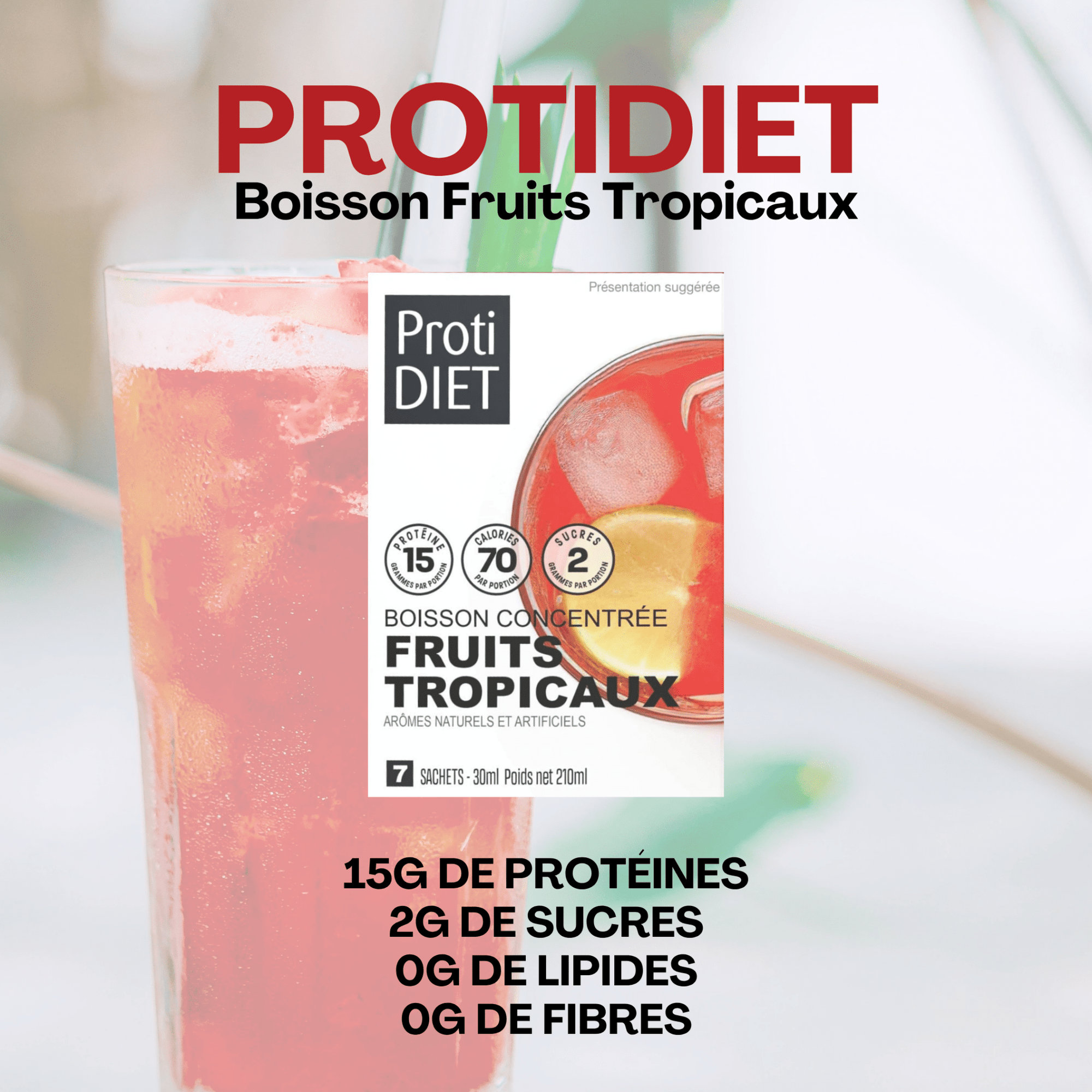 ProtiDiet | Boisson | Fruits Tropicaux - 53 Karat