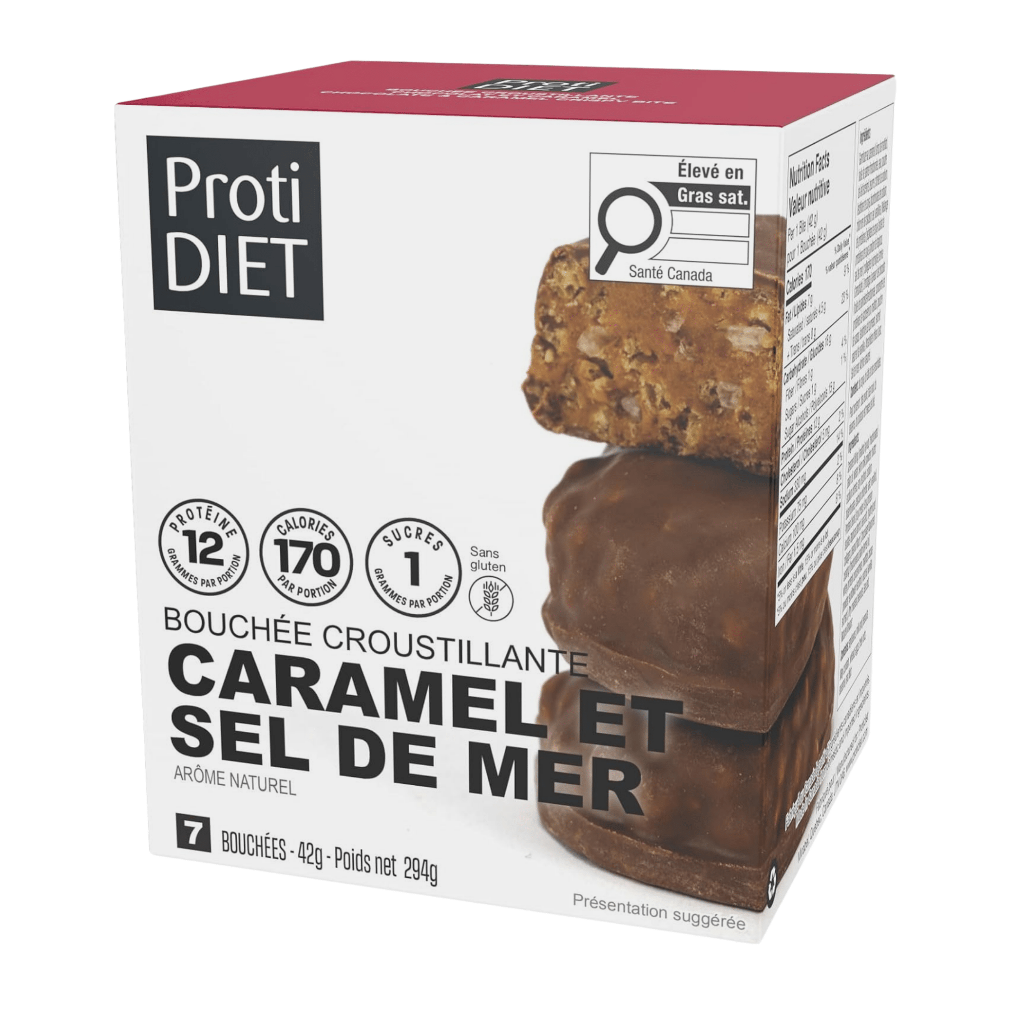 ProtiDiet | Bouchées Croustillantes | Caramel et Sel de Mer - 53 Karat