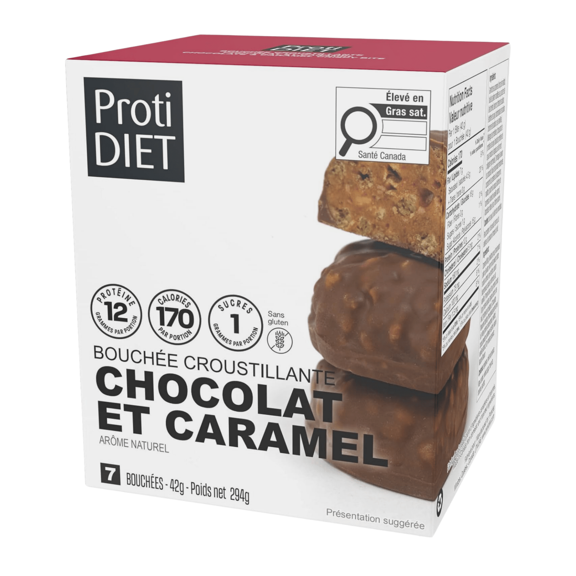 ProtiDiet | Bouchées Croustillantes | Chocolat et Caramel - 53 Karat