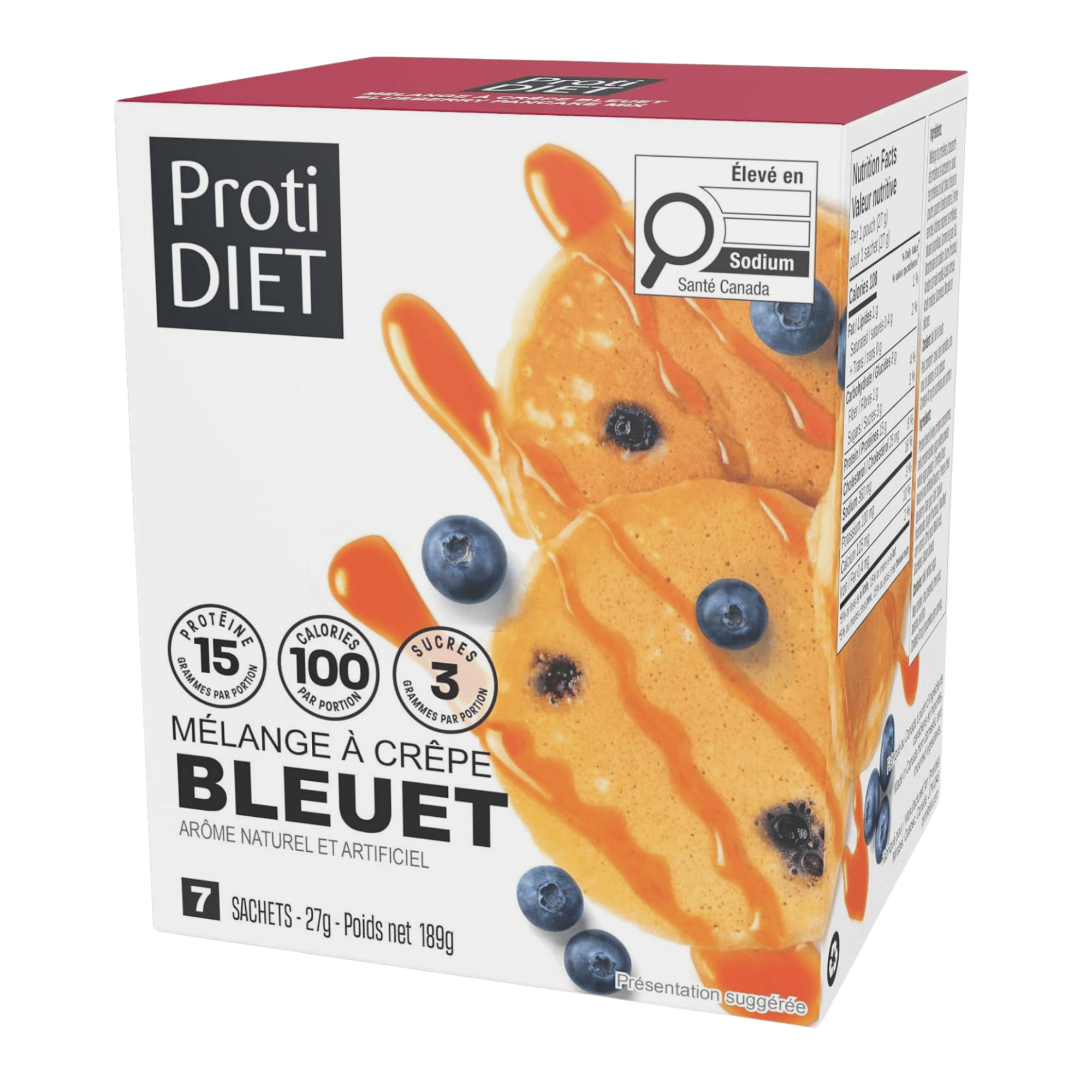 ProtiDiet | Crêpes | Bleuets - 53 Karat