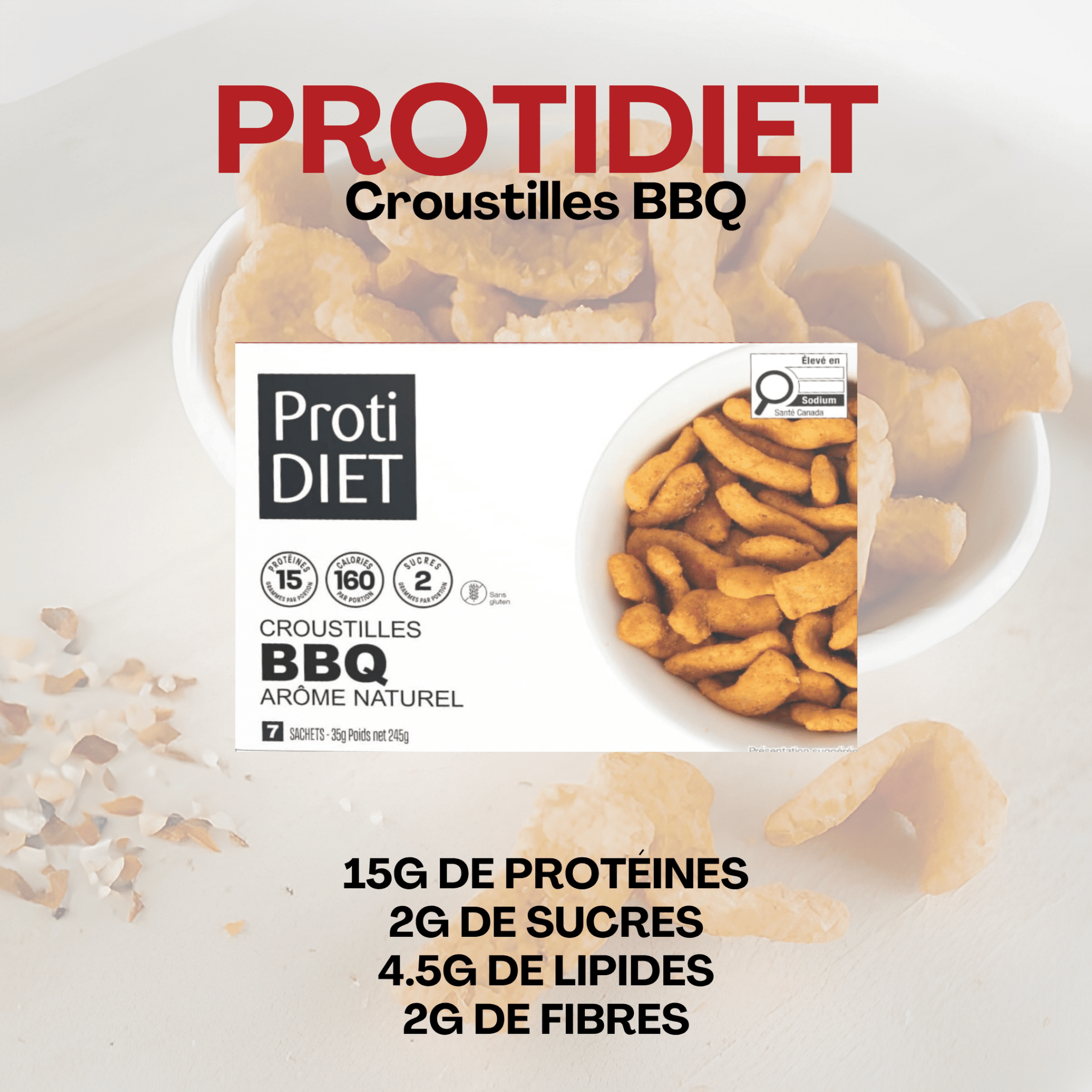 ProtiDiet | Croustilles | BBQ - 53 Karat