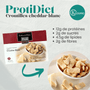 PROTIDIET - Croustilles cheddar blanc - 53 Karat