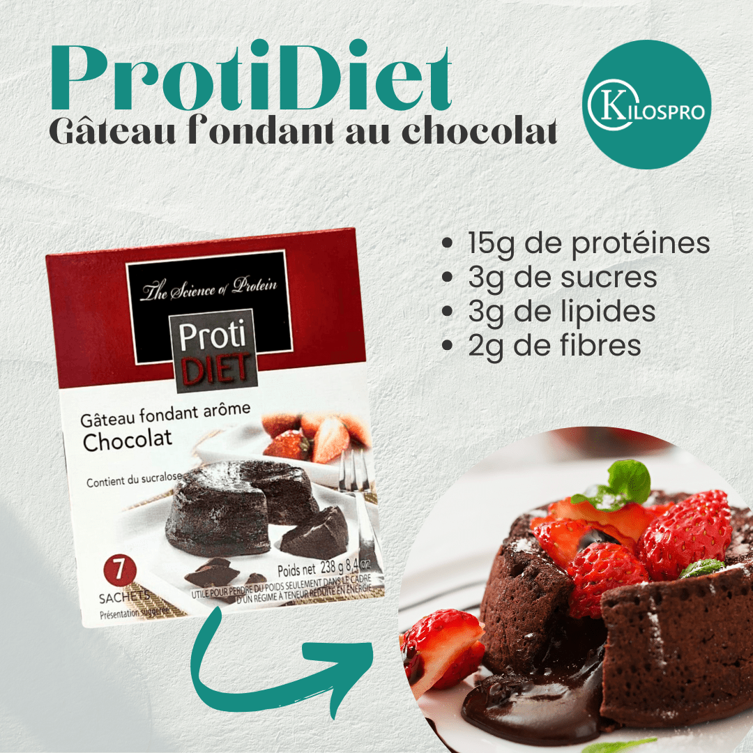 PROTIDIET - Gâteau fondant au chocolat - 53 Karat