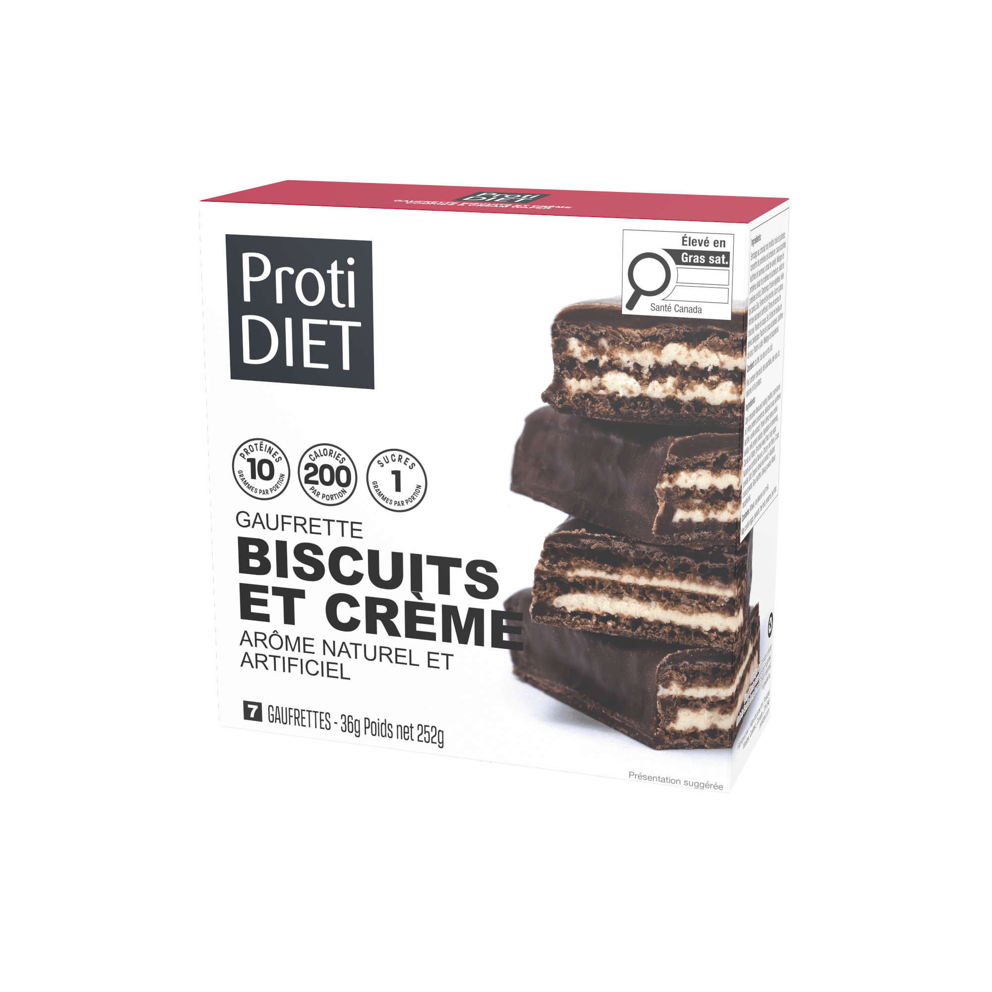 ProtiDiet | Gaufrettes | Biscuits et Crème - 53 Karat