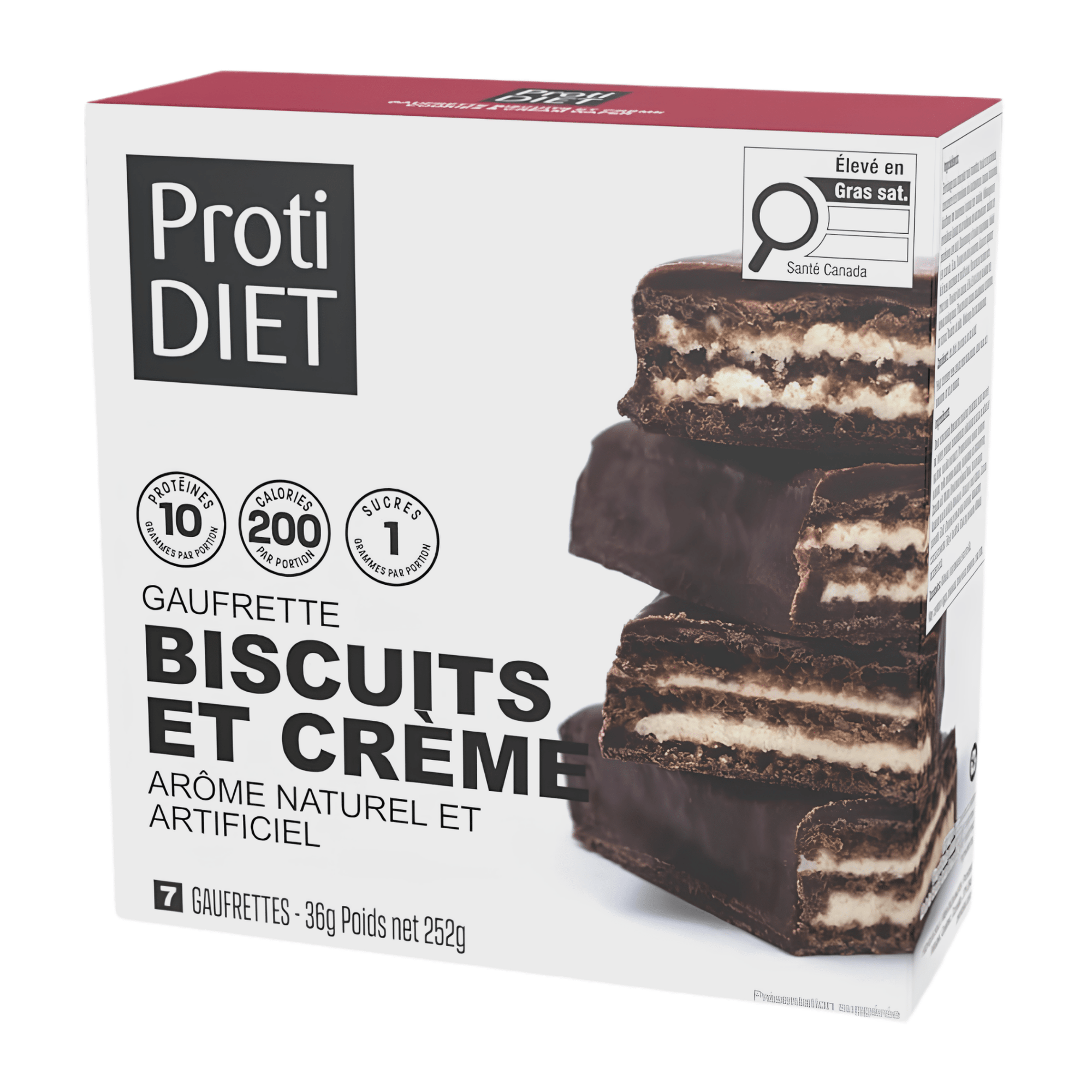 ProtiDiet | Gaufrettes | Biscuits et Crème - 53 Karat