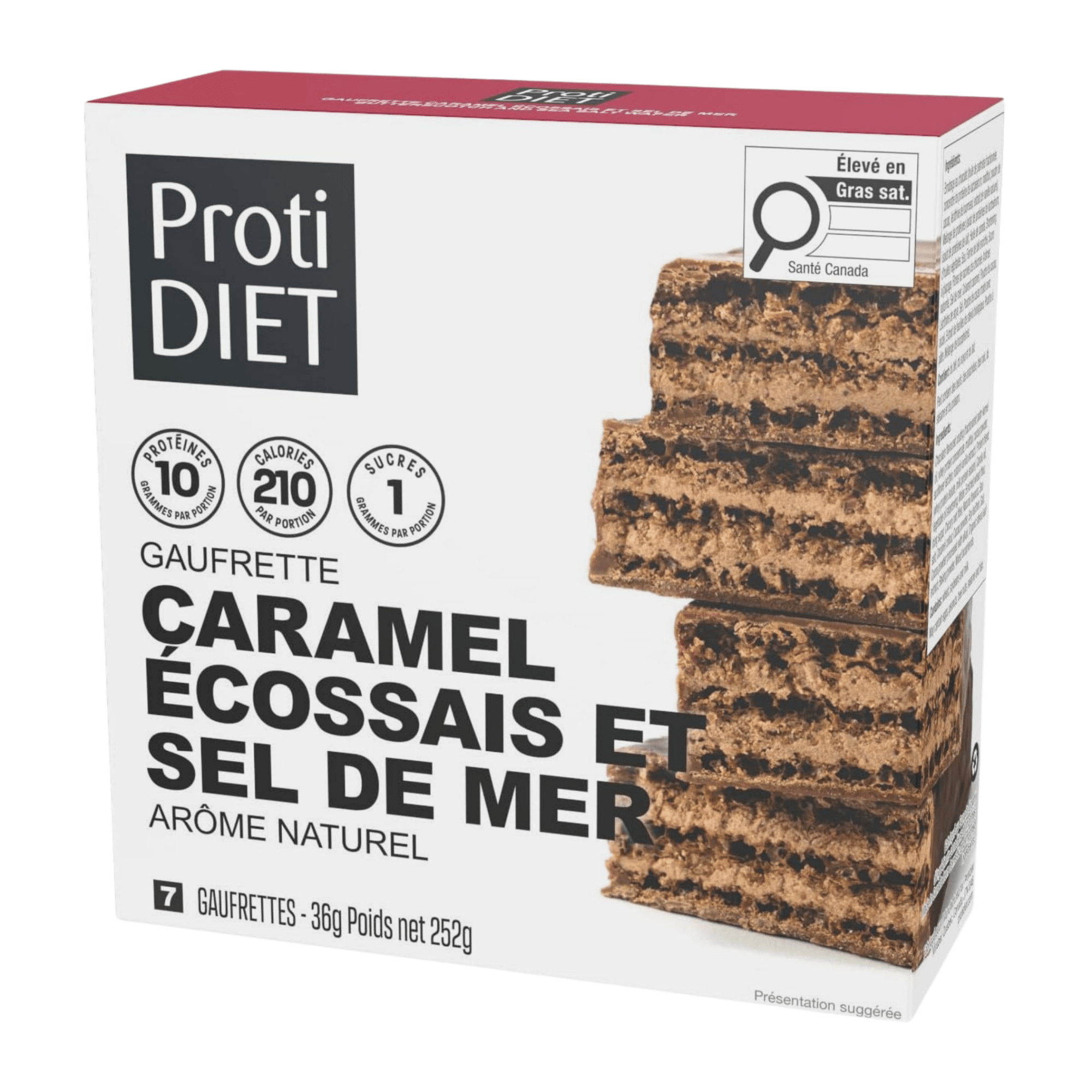 ProtiDiet | Gaufrettes | Caramel Écossais et Sel de Mer - 53 Karat