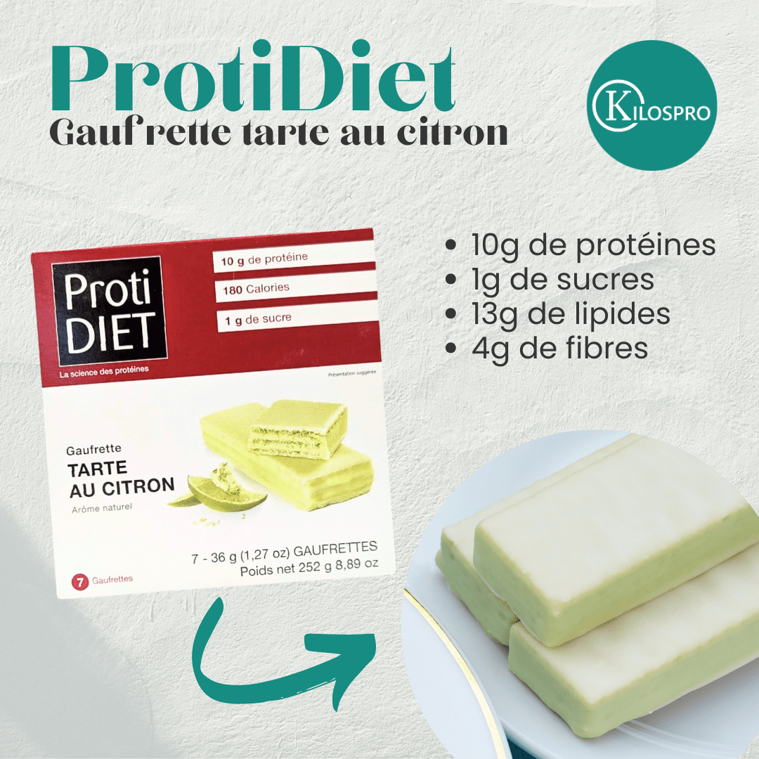 PROTIDIET - Gaufrettes tarte à la lime - 53 Karat