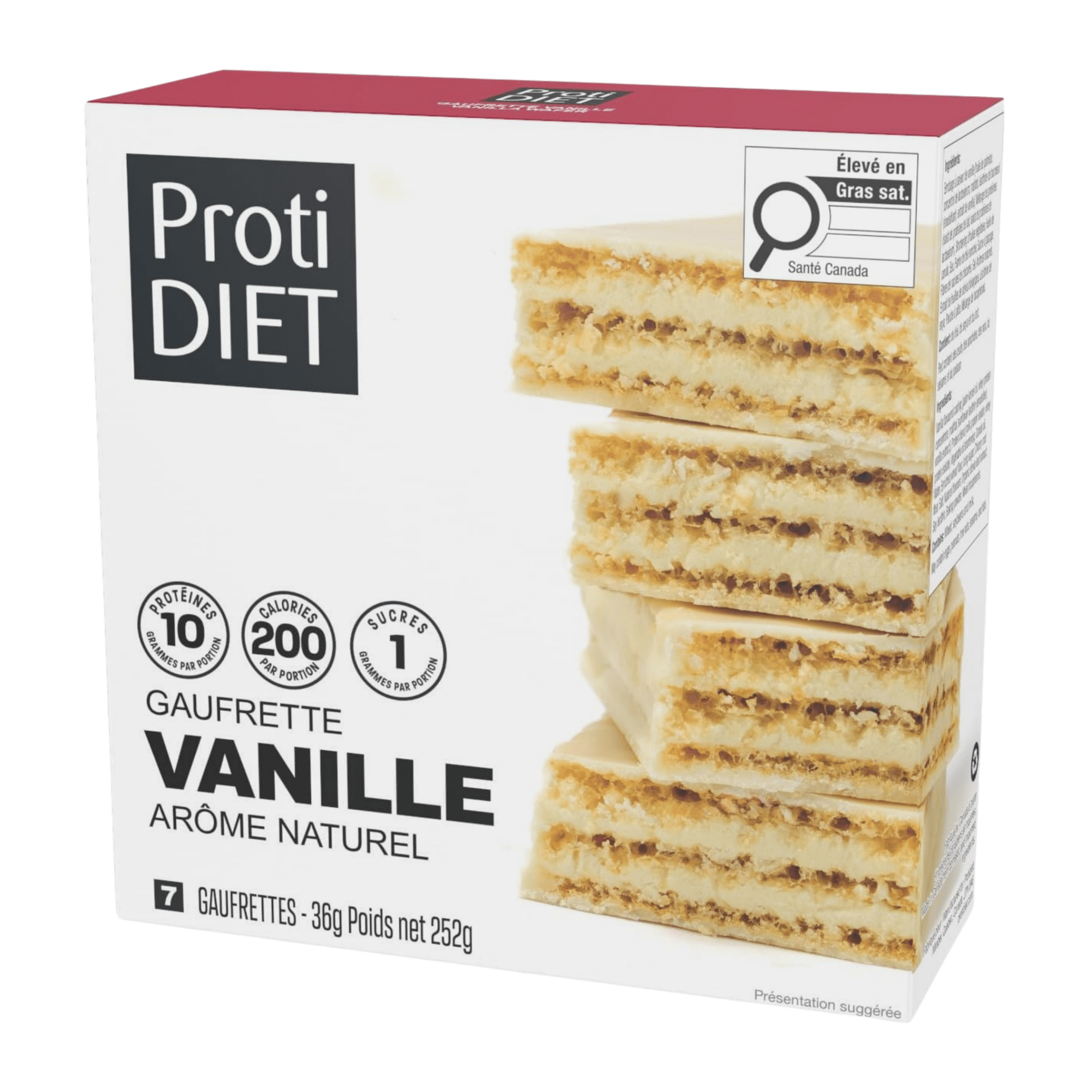 ProtiDiet | Gaufrettes | Vanille - 53 Karat