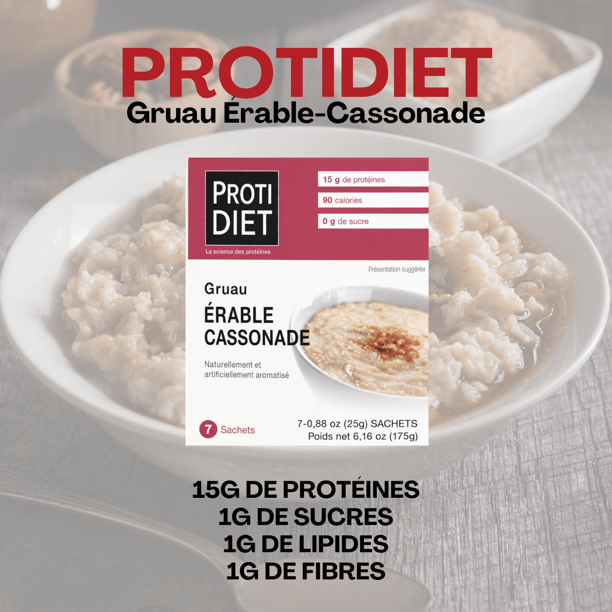 ProtiDiet | Gruau | Érable et Cassonnade - 53 Karat