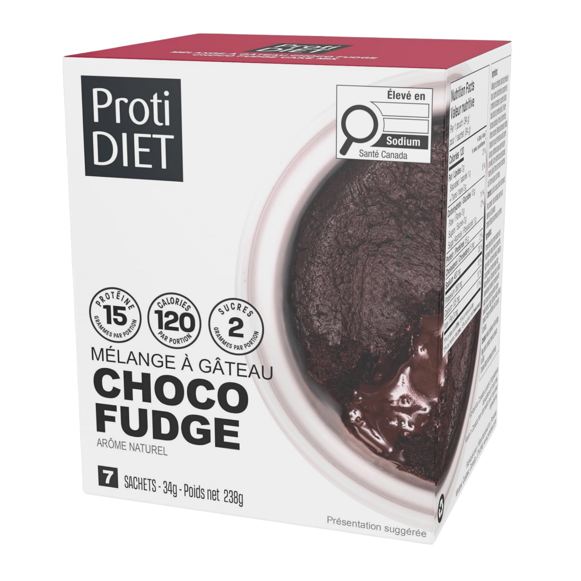 ProtiDiet | Mélange à Gâteau | Choco Fudge - 53 Karat