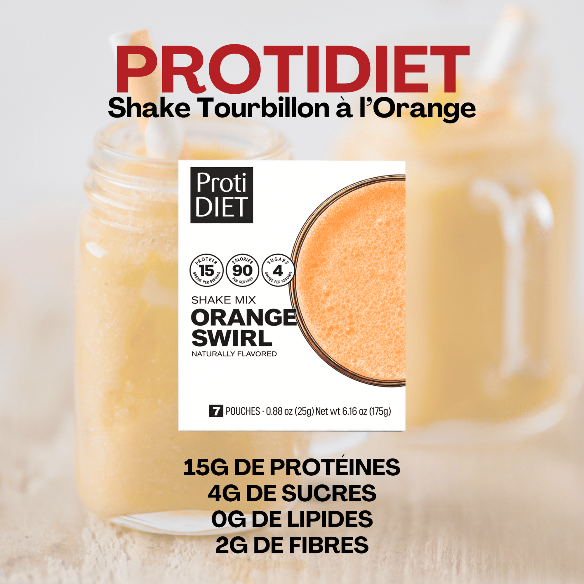 ProtiDiet | Mélange à Shake | Tourbillon à l'Orange - 53 Karat