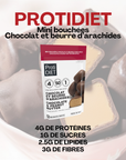 ProtiDiet | Mini Bouchées | Chocolat et Beurre d’Arachides