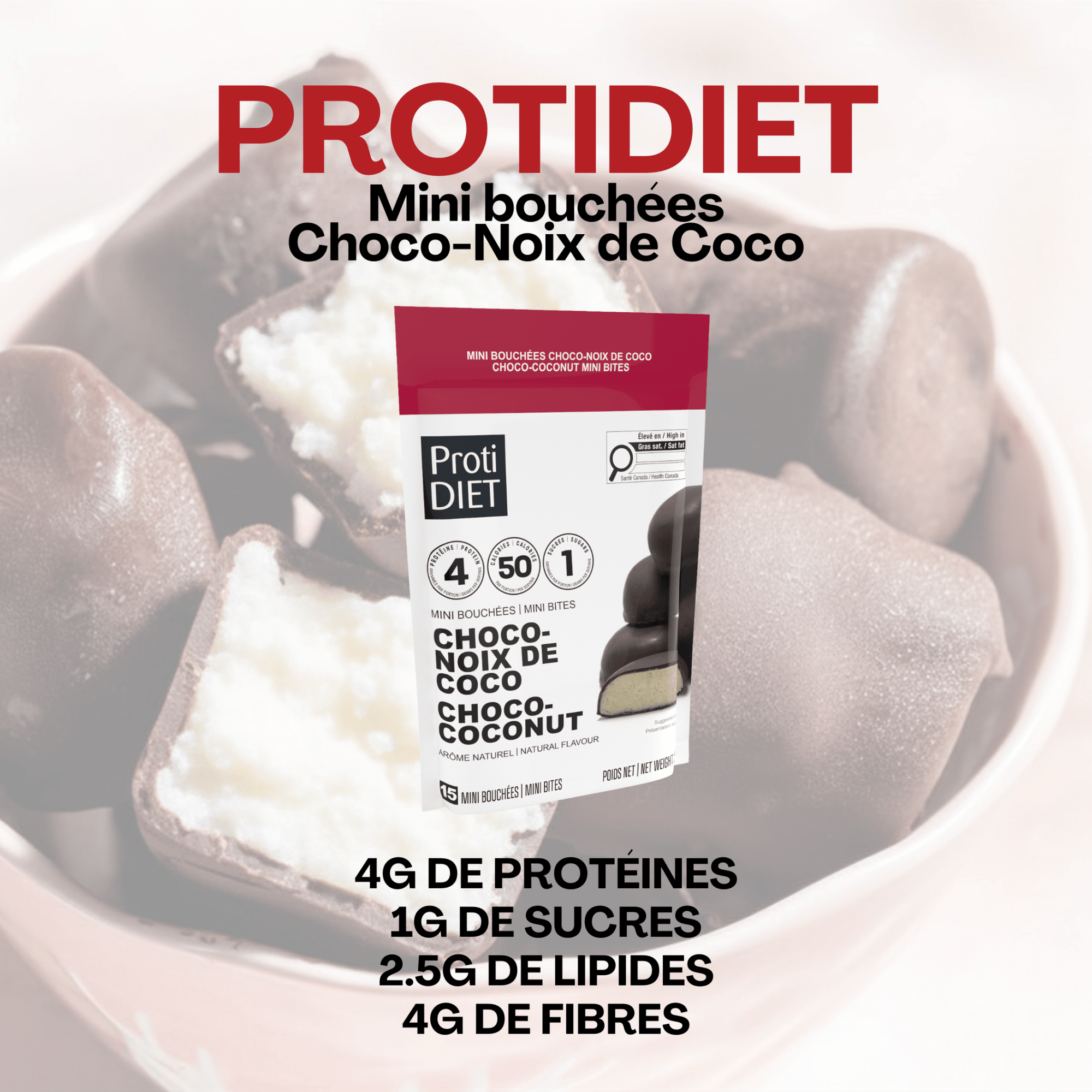 ProtiDiet | Mini Bouchées | Choco Noix de Coco - 53 Karat