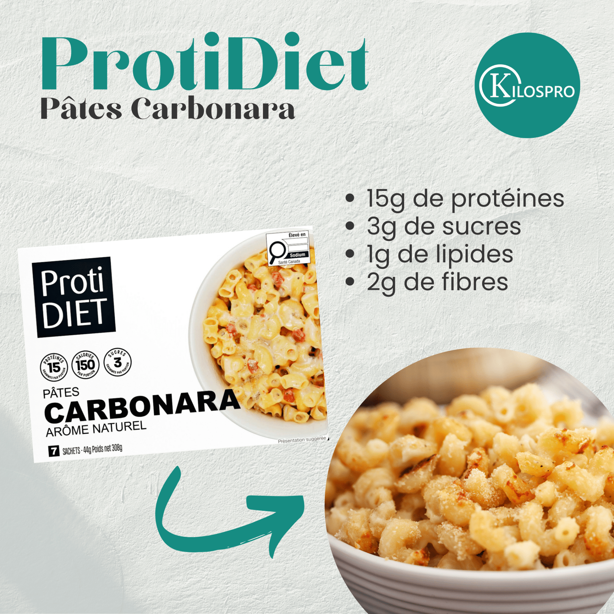 ProtiDiet | Pâtes | Carbonara - 53 Karat