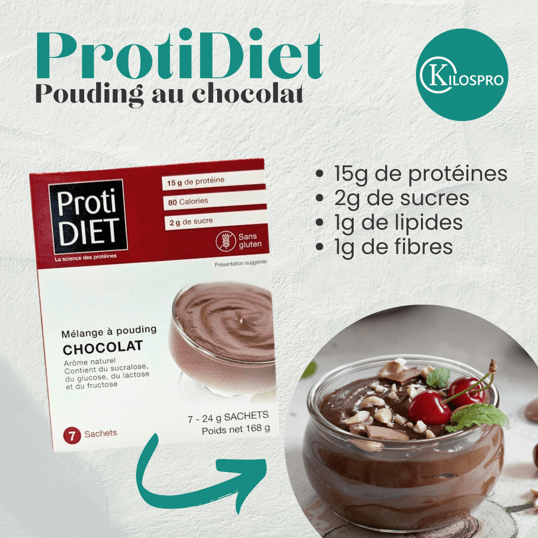 PROTIDIET - Pouding au chocolat - 53 Karat