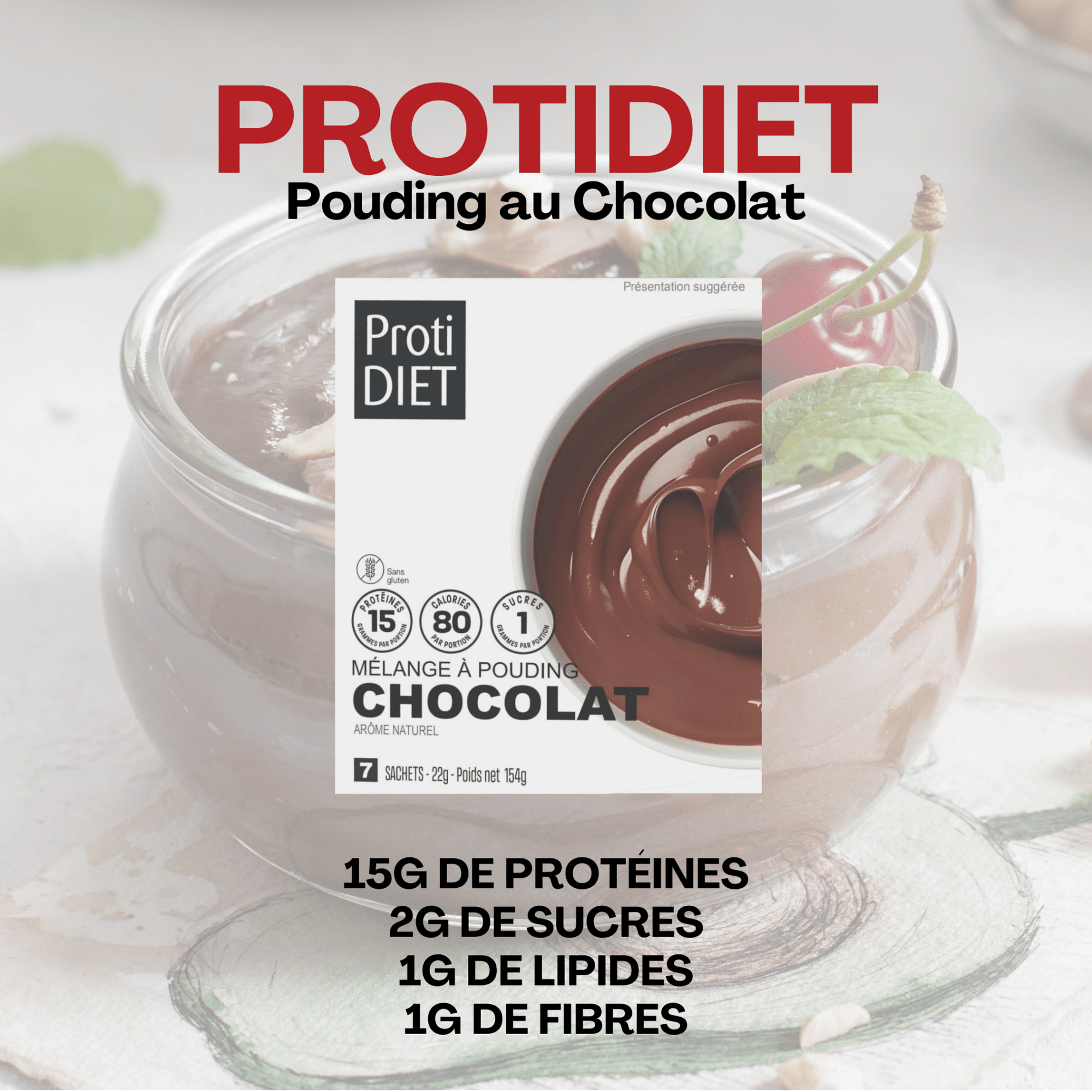 ProtiDiet | Pouding | Chocolat - 53 Karat