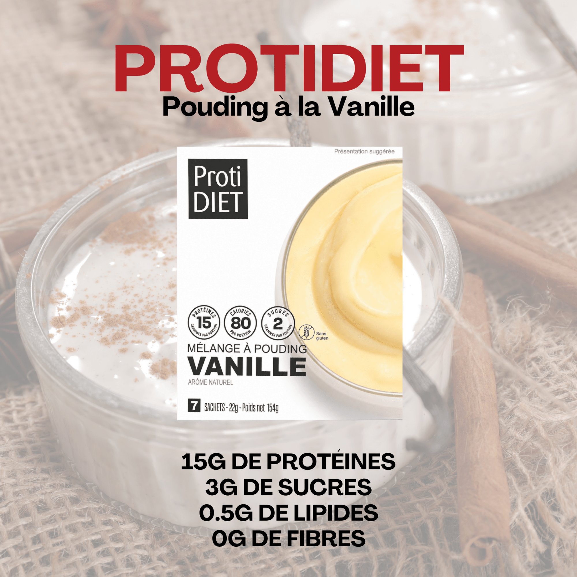 ProtiDiet | Pouding | Vanille - 53 Karat