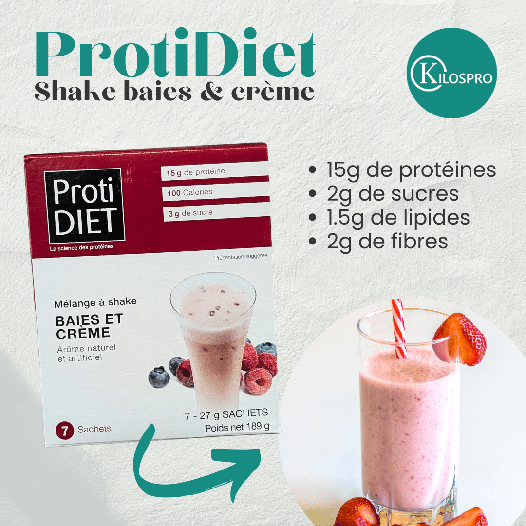 PROTIDIET - Shake baies et crème - 53 Karat