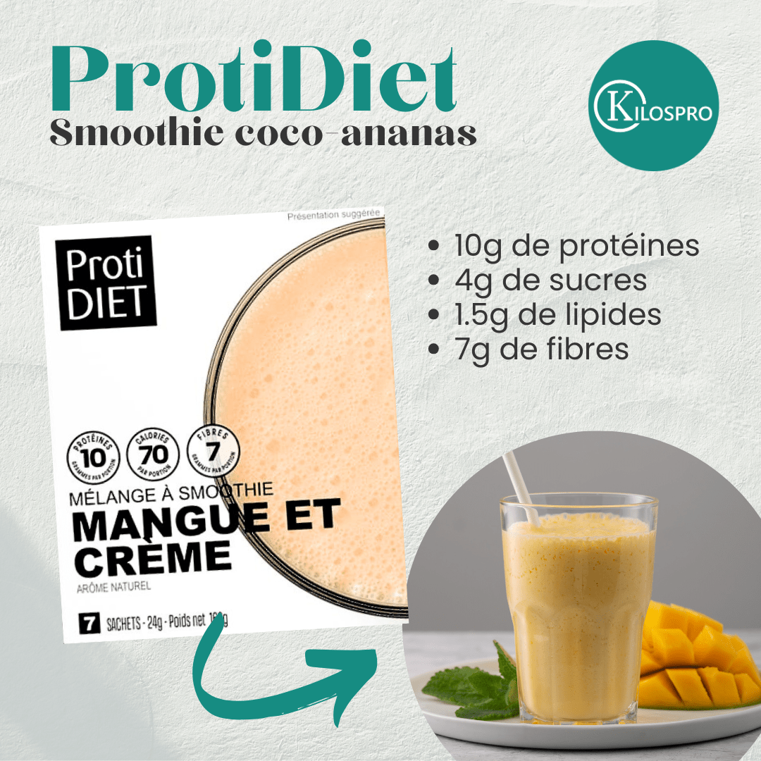 ProtiDiet | Smoothie | Mangue et Crème - 53 Karat