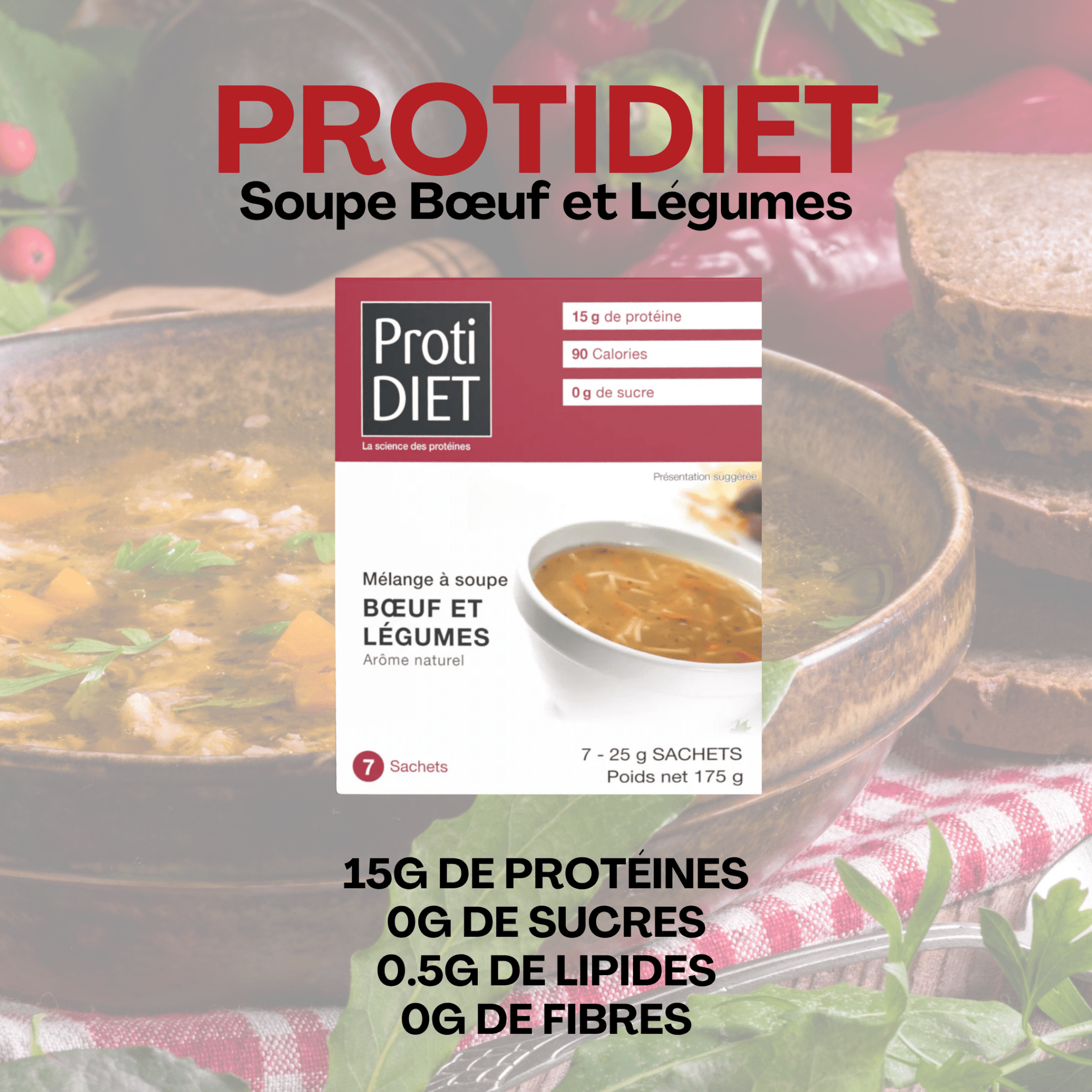 ProtiDiet | Soupe | Bœuf et Légumes - 53 Karat