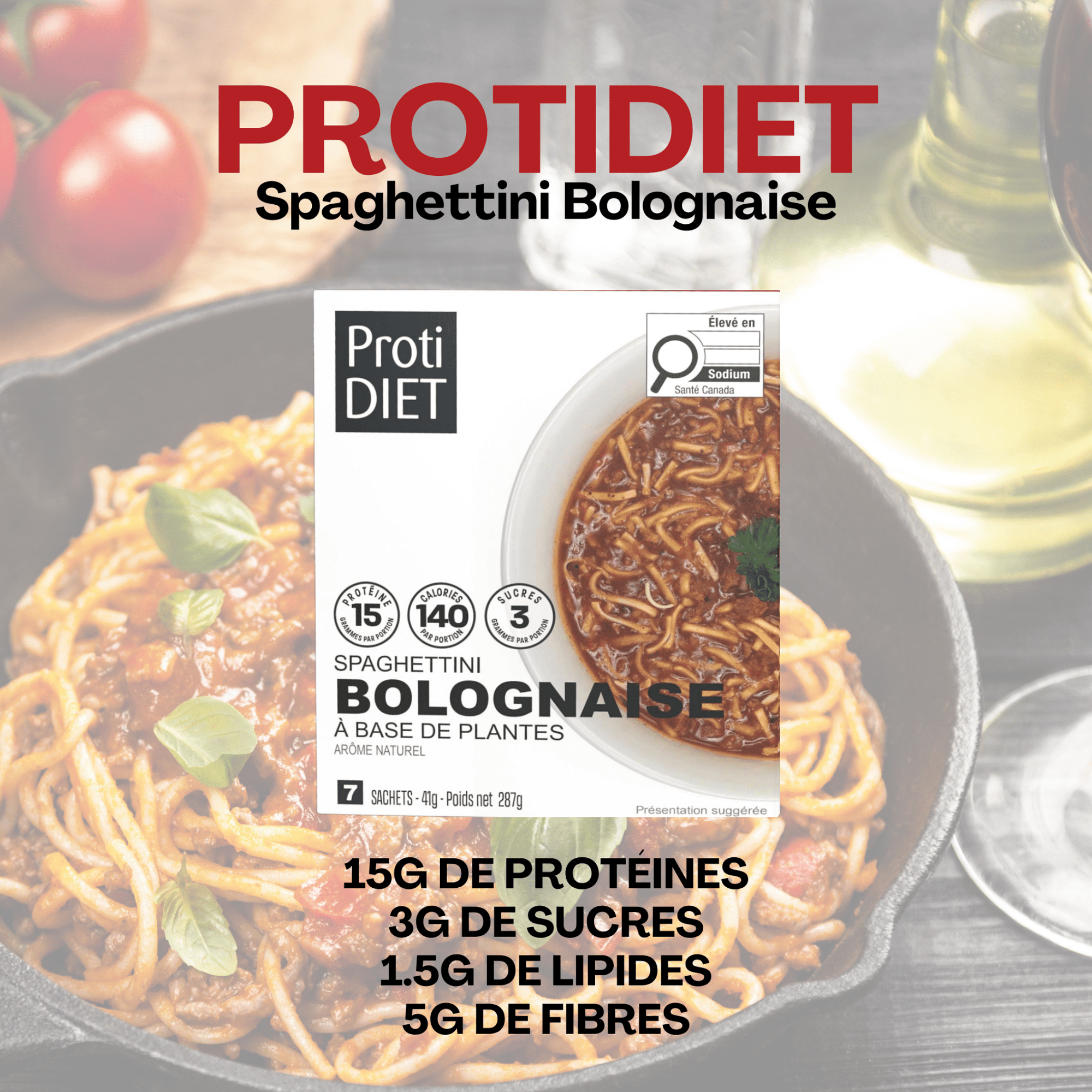 ProtiDiet | Spaghettini Bolognaise - 53 Karat