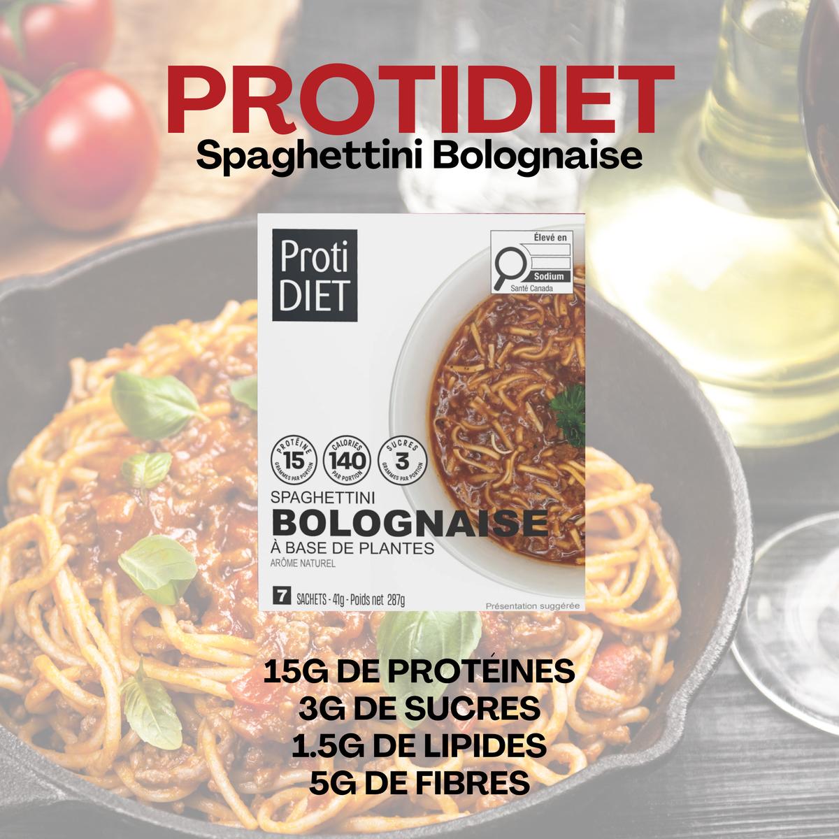 ProtiDiet | Spaghettini Bolognaise