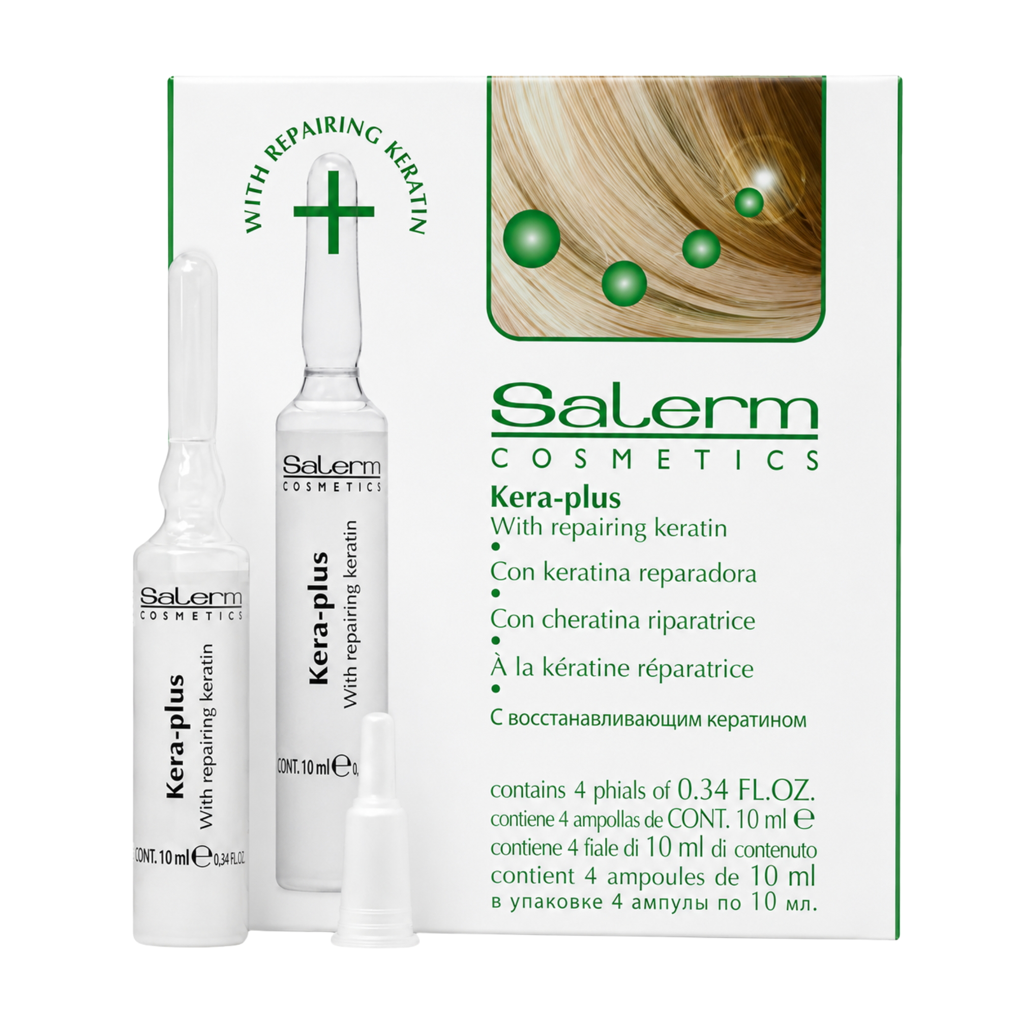 Salerm | Boosters | Ampoules Biokera Protectrices de Porosité